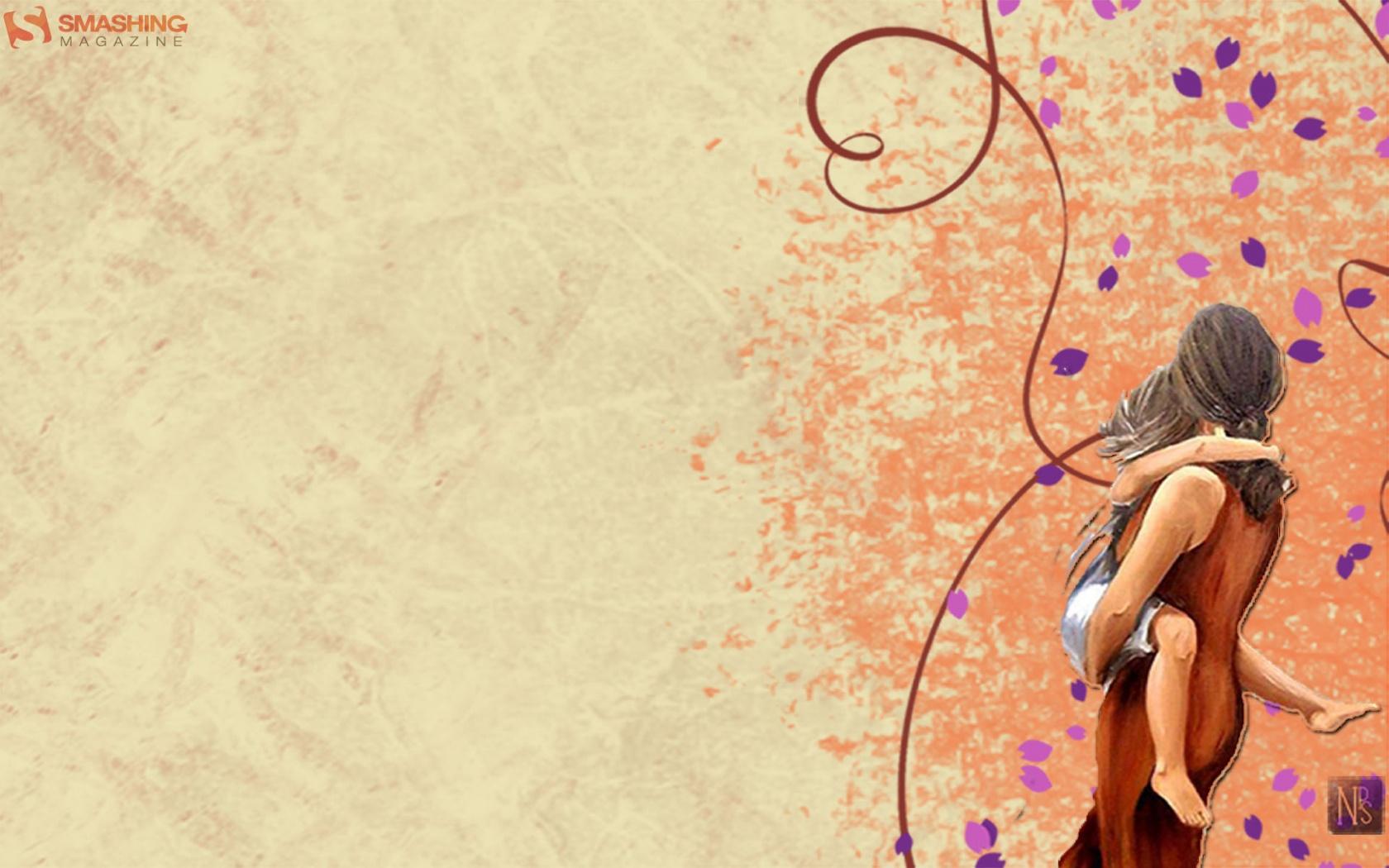 1680x1050 mother love wallpaper, illustration, art, wallpaper