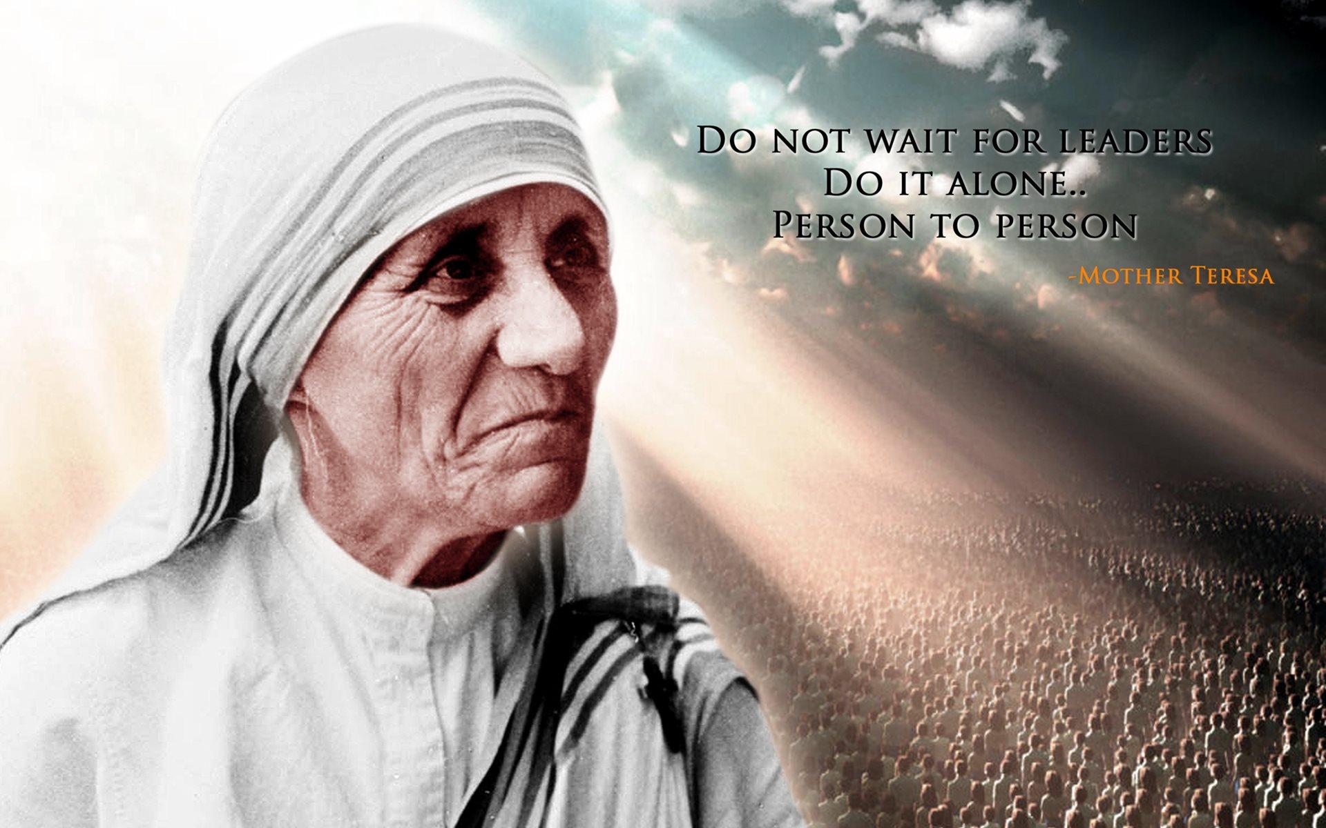1920x1200 Mother Teresa Quotes HD Wallpaper