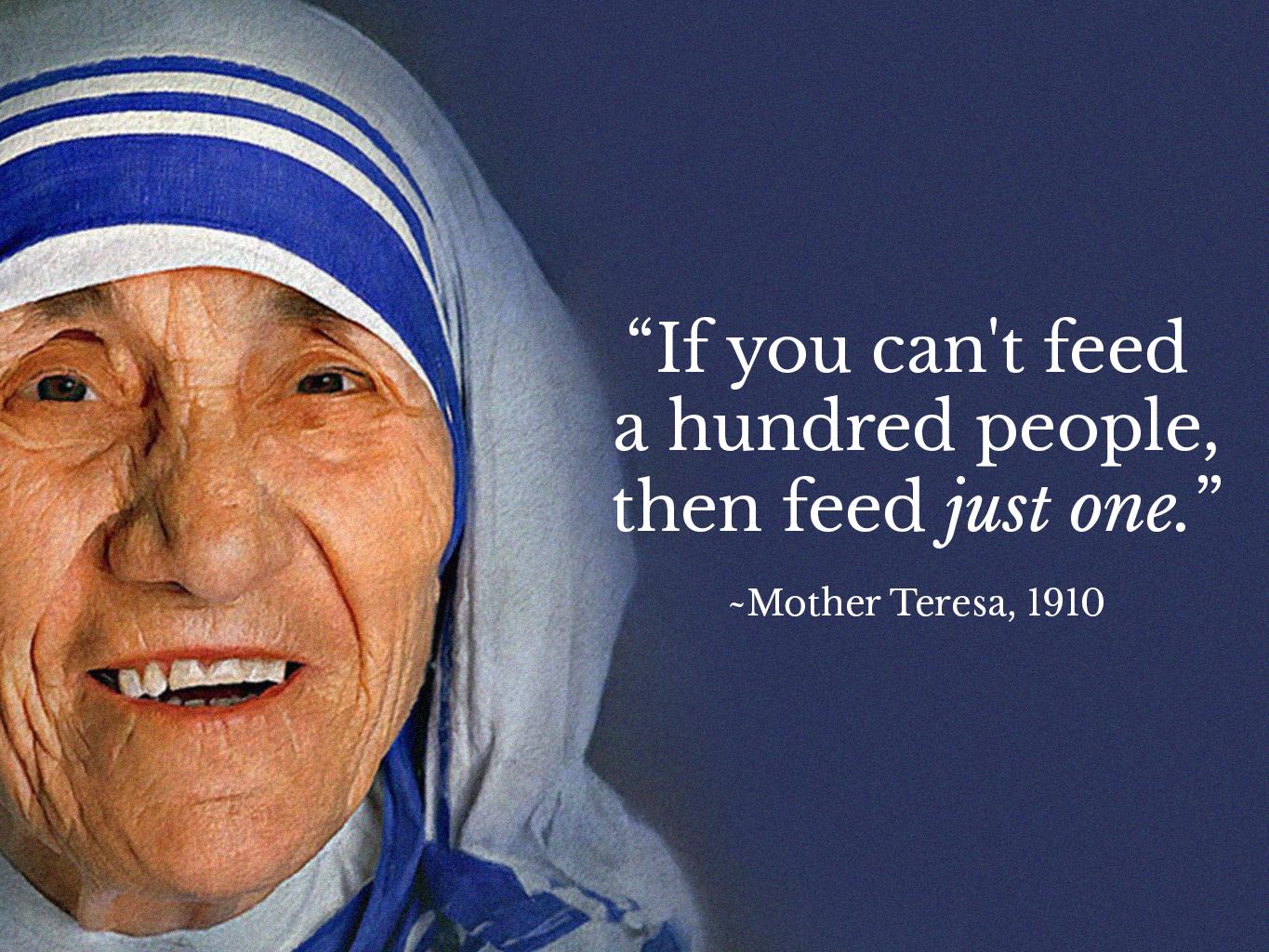 Mother Teresa Quotes Wallpapers - Top Free Mother Teresa Quotes ...