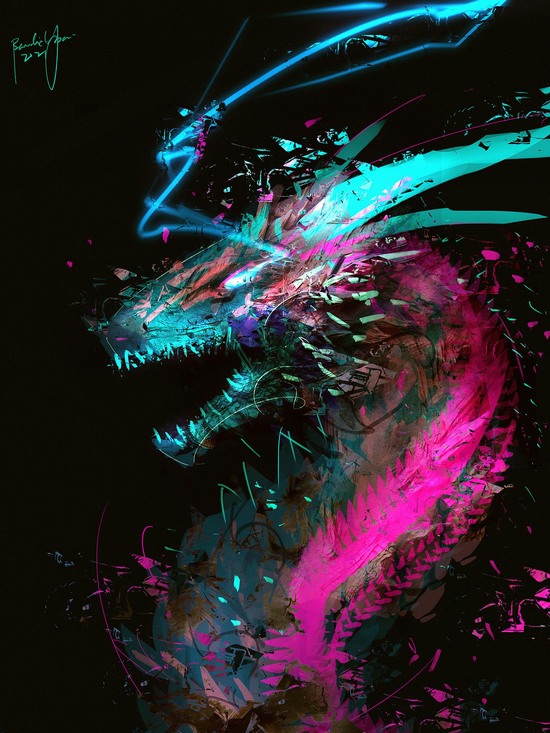Neon Dragon Phone Wallpapers Top Free Neon Dragon Phone Backgrounds