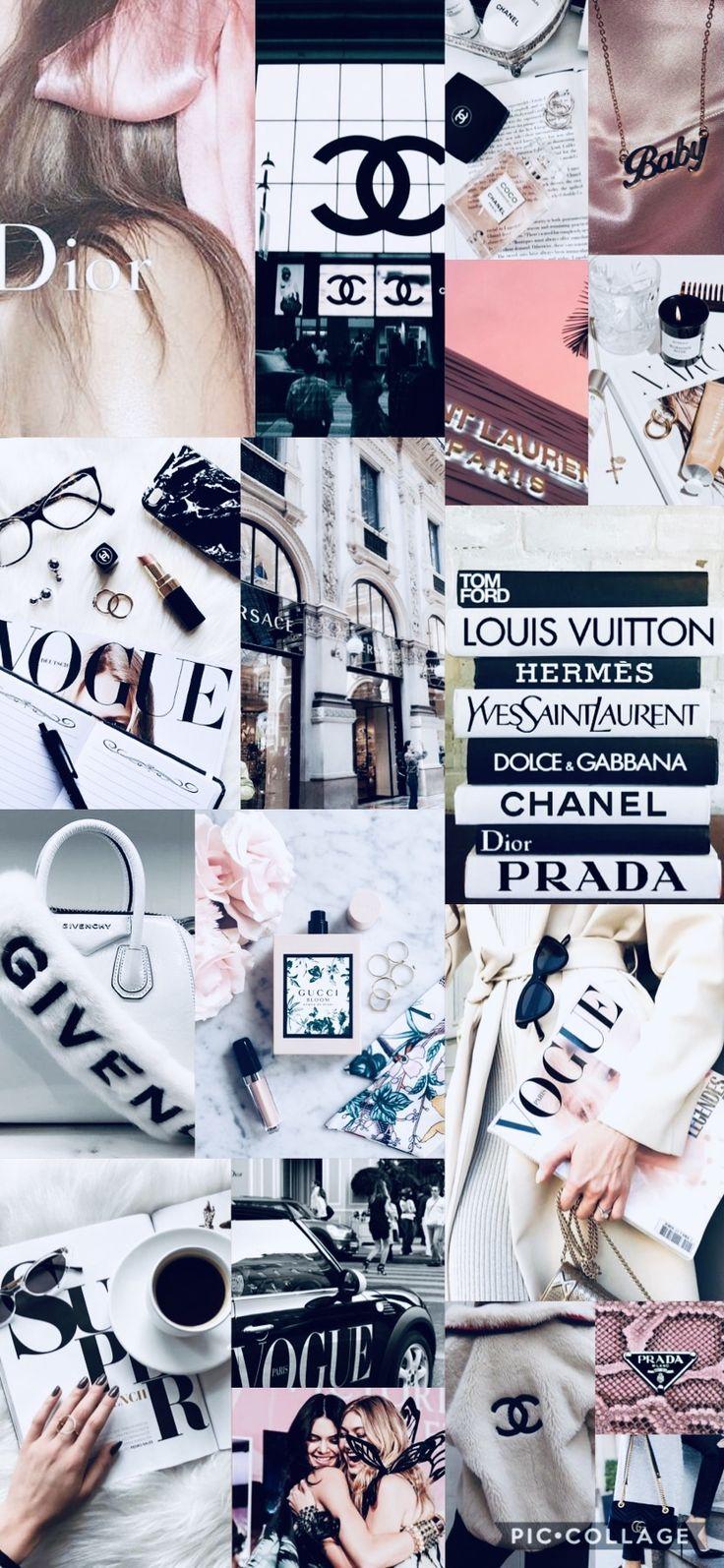 736x1594 Brand Collage Wallpaper