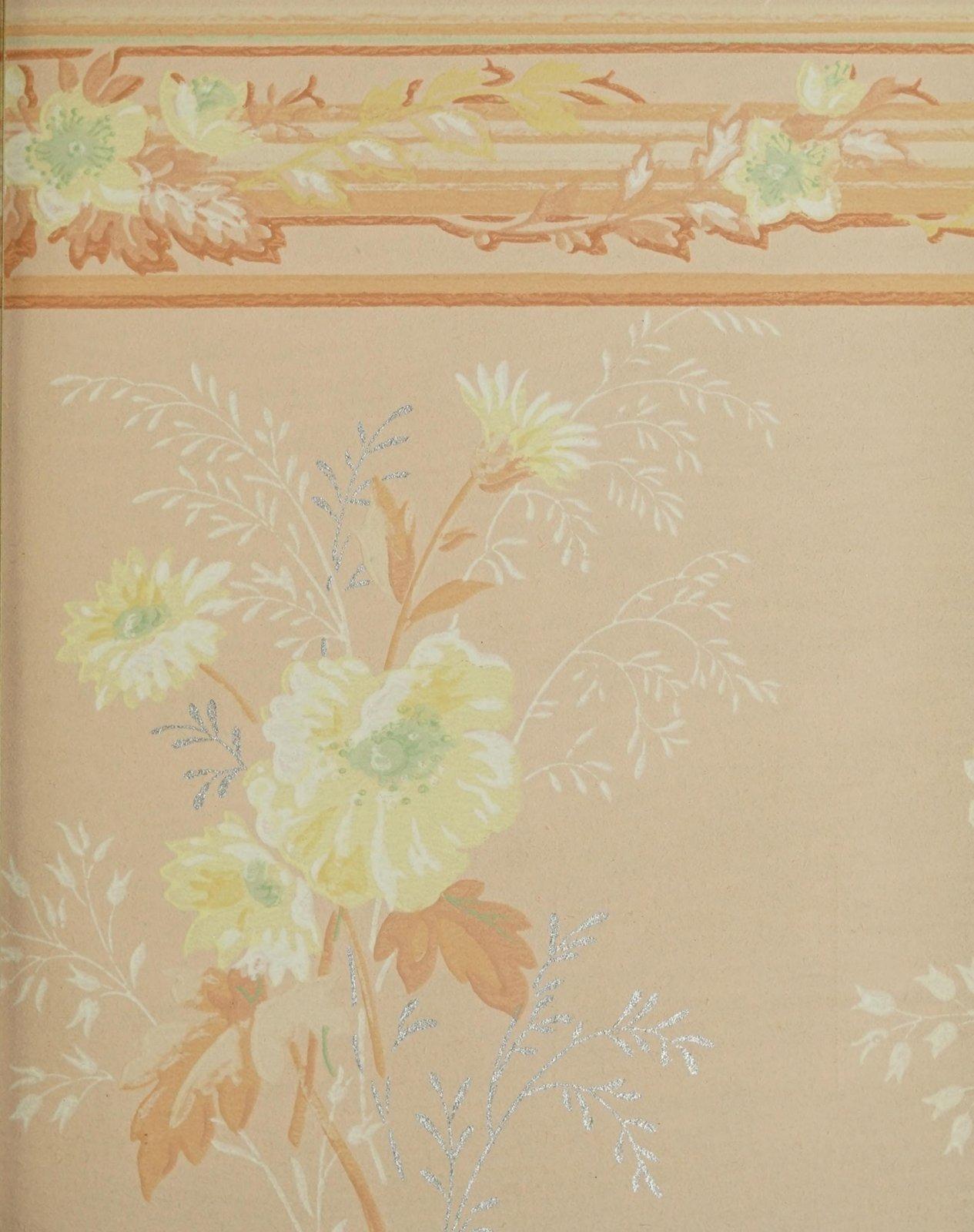 1265x1600 Vintage 1940s wallpaper: See 150 real samples of popular old patterns & colors