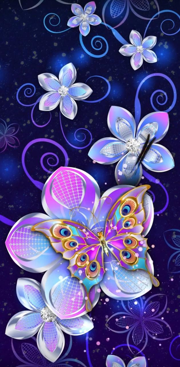 630x1280 Beautiful Butterfly wallpaper