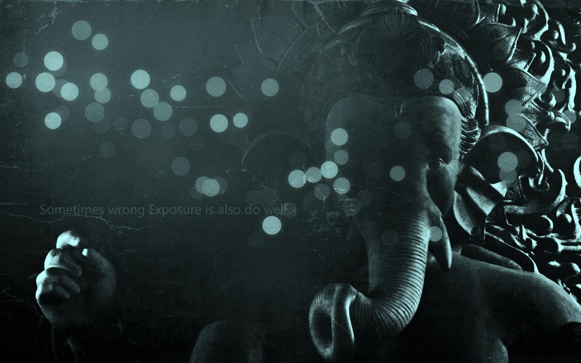 1920x1200 A very strange image of an elephant Buddha phone background image
