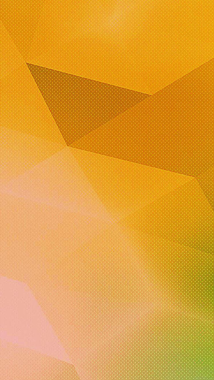 750x1334 iPhone 6 Wallpaper art yellow gold triangles pattern