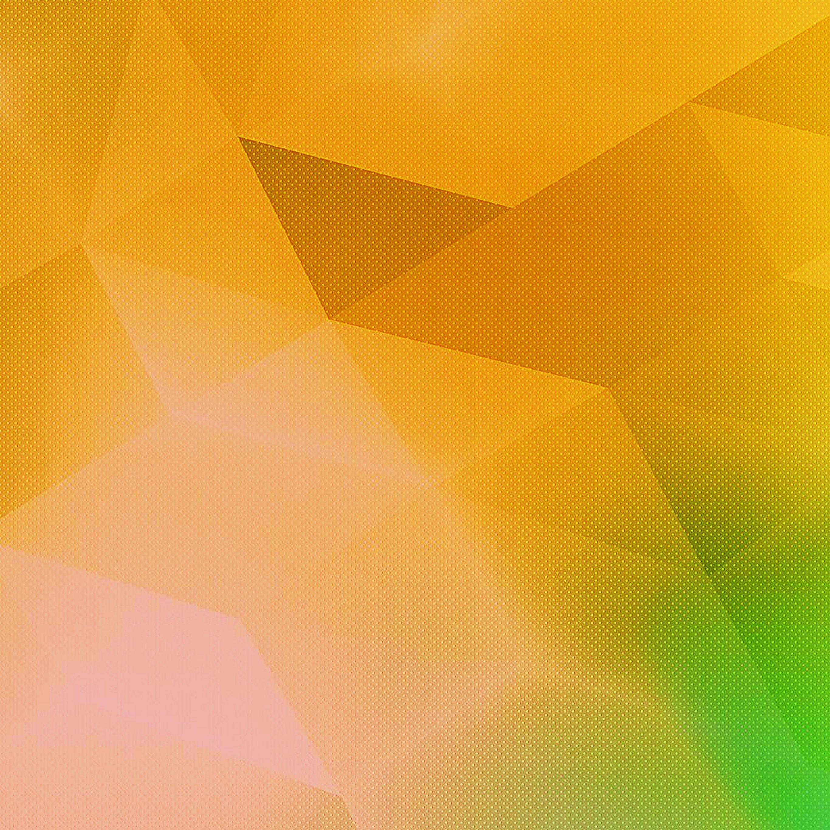 2732x2732 iPad wallpaper. vector art yellow gold triangles