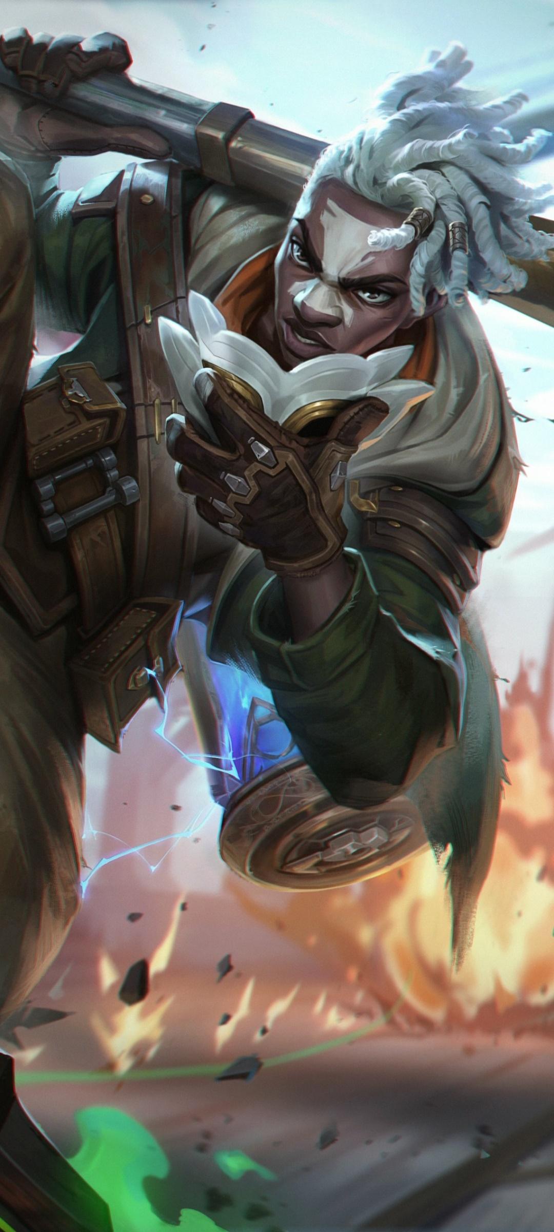 1080x2400 Wallpaper / Video Game League Of Legends Phone Wallpaper, Ekko (League Of Legends), 1080x2400 free download