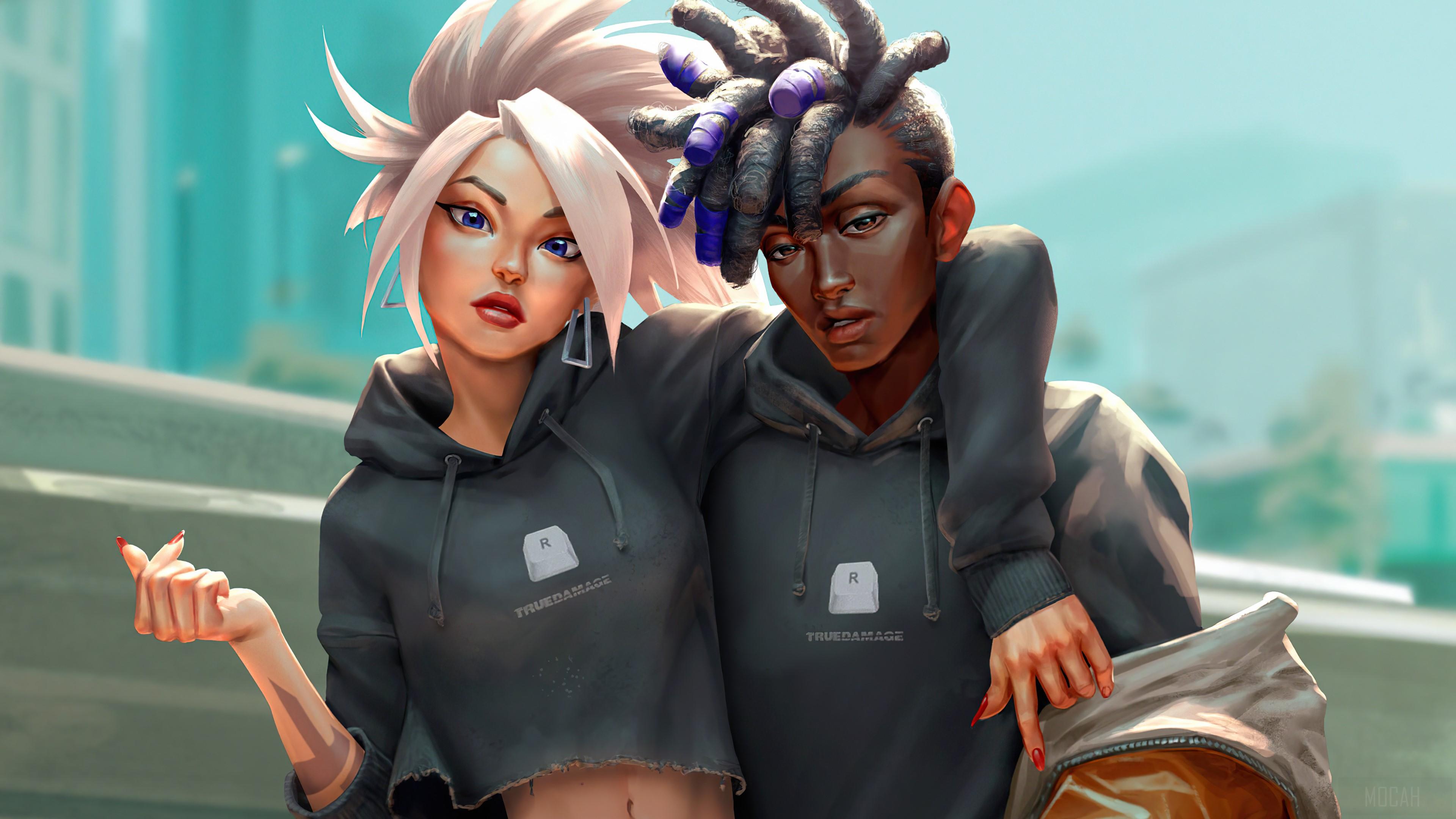 3840x2160 Akali, Ekko, True Damage, League of Legends, LoL, Video Game 4k wallpaper Gallery HD Wallpaper