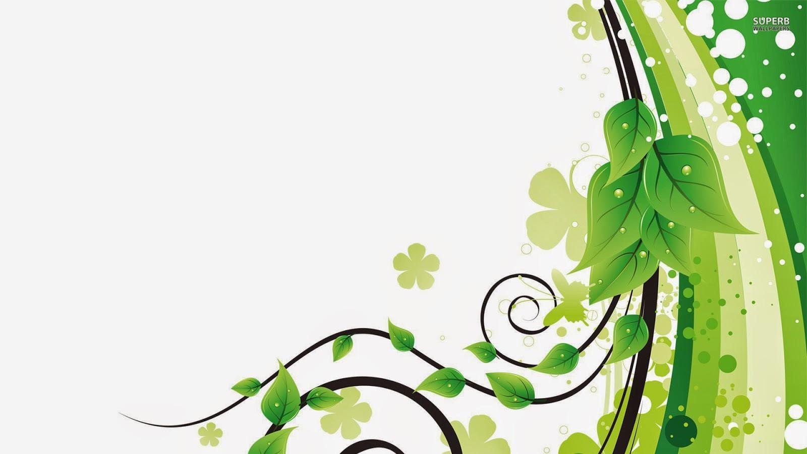 1600x900 Green And White Wallpaper
