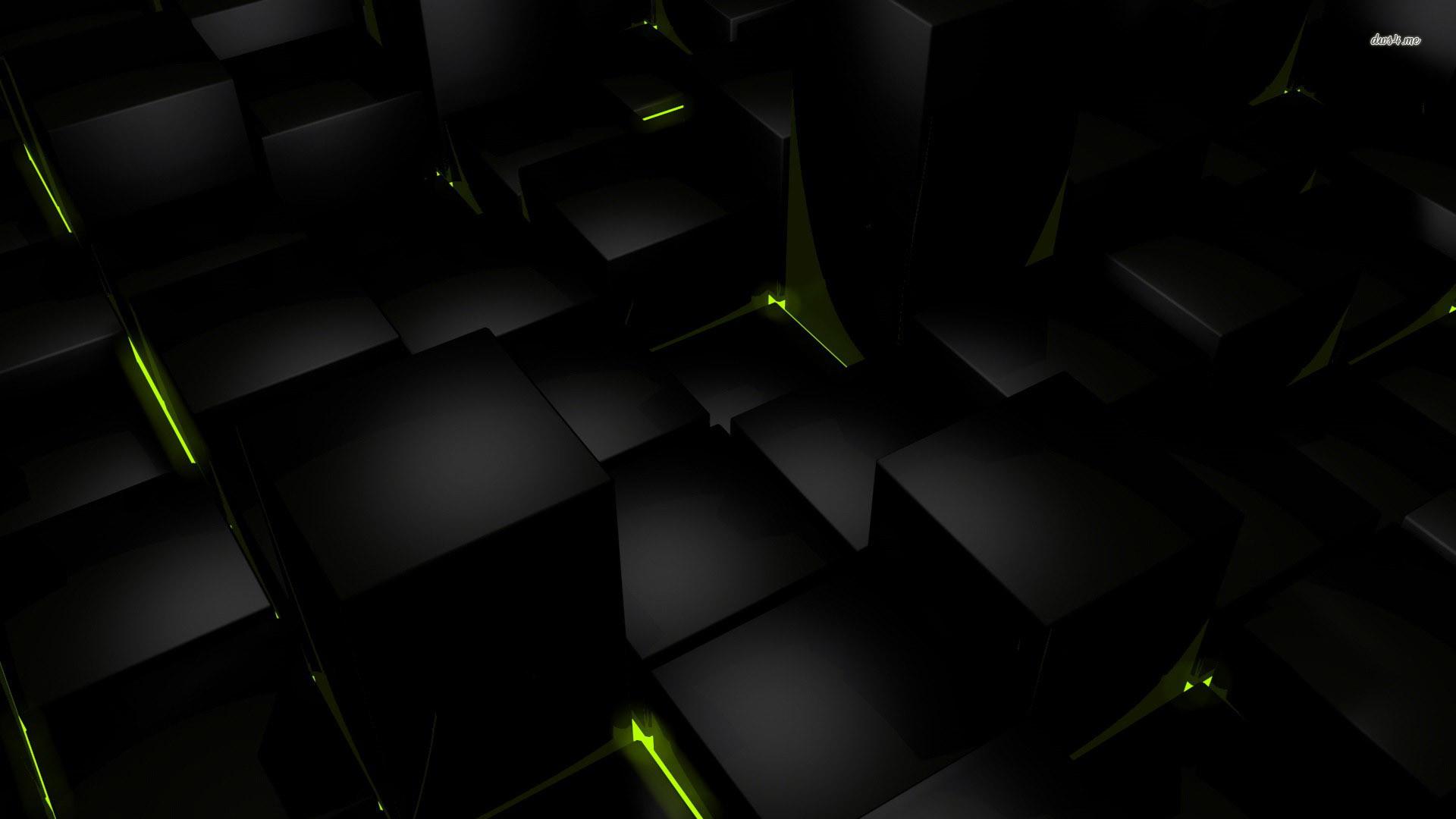 1920x1080 Black And Green Wallpaper