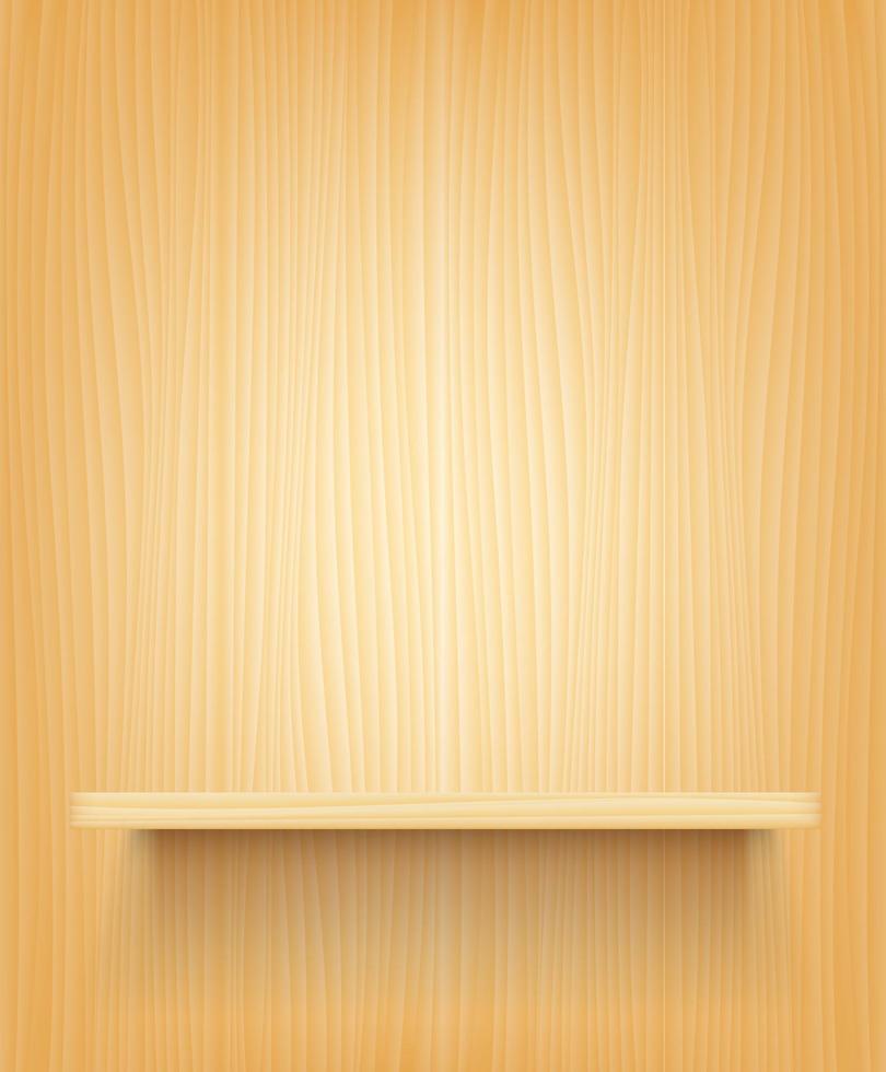 810x980 Wooden wall and book shelf. Template for place objects
