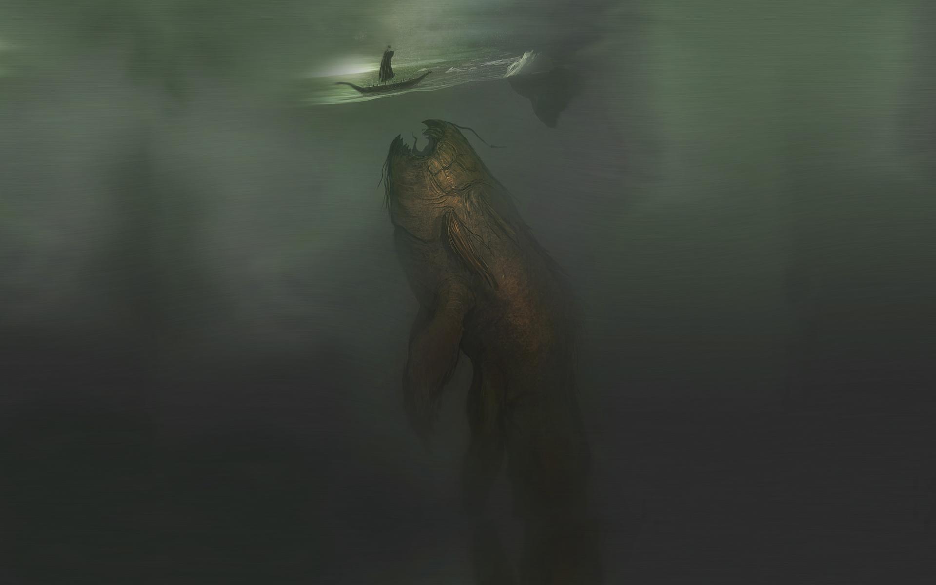 1920x1200 Sea Monster HD Wallpaper and Background