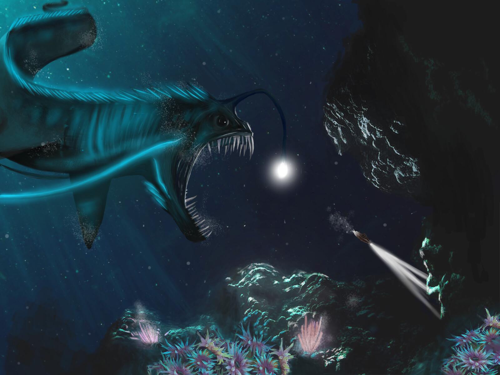 Deep Sea Monster Wallpapers - Top Free Deep Sea Monster Backgrounds ...