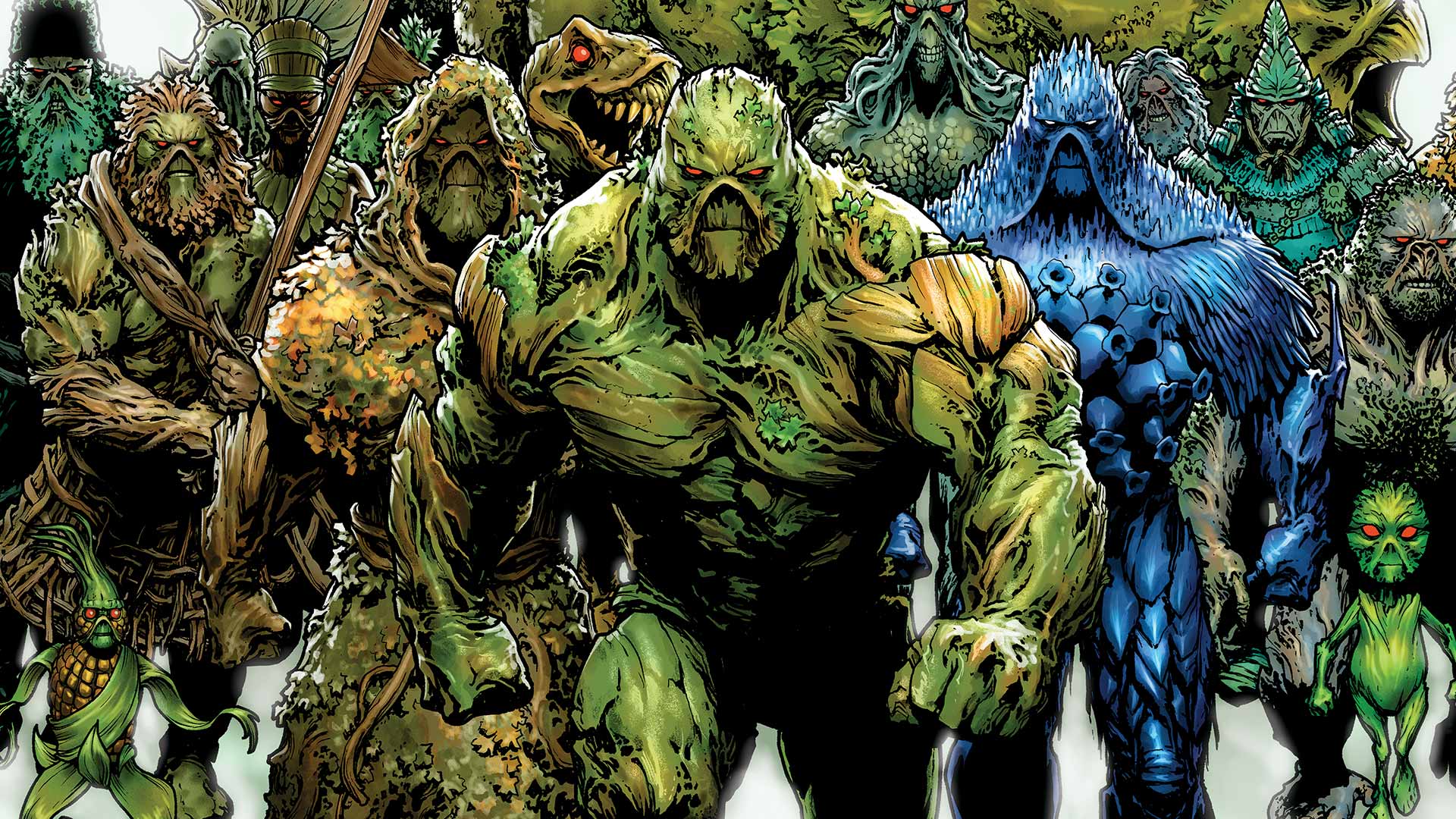 1920x1080 Swamp Thing Army DC Comics Comic Wallpaper Showcasex1080