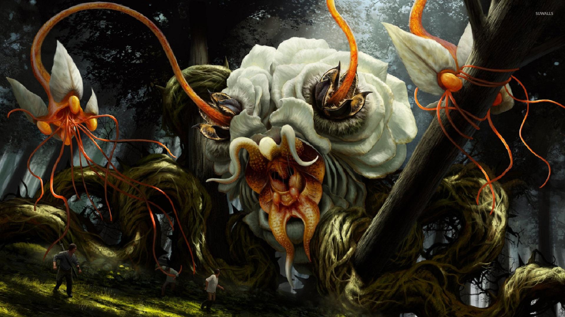 1920x1080 Flower monster wallpaper wallpaper