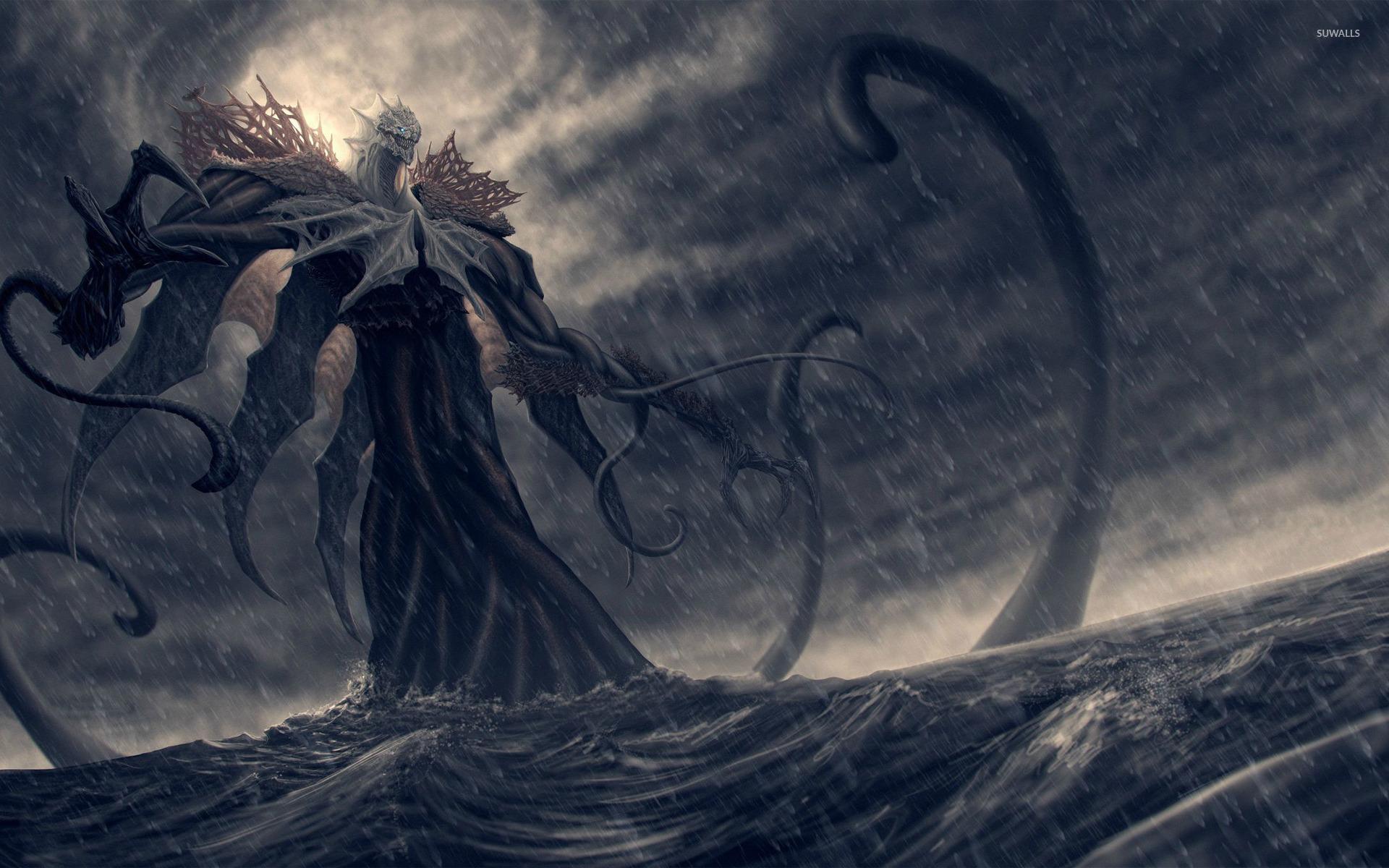 1920x1200 Ocean monster wallpaper
