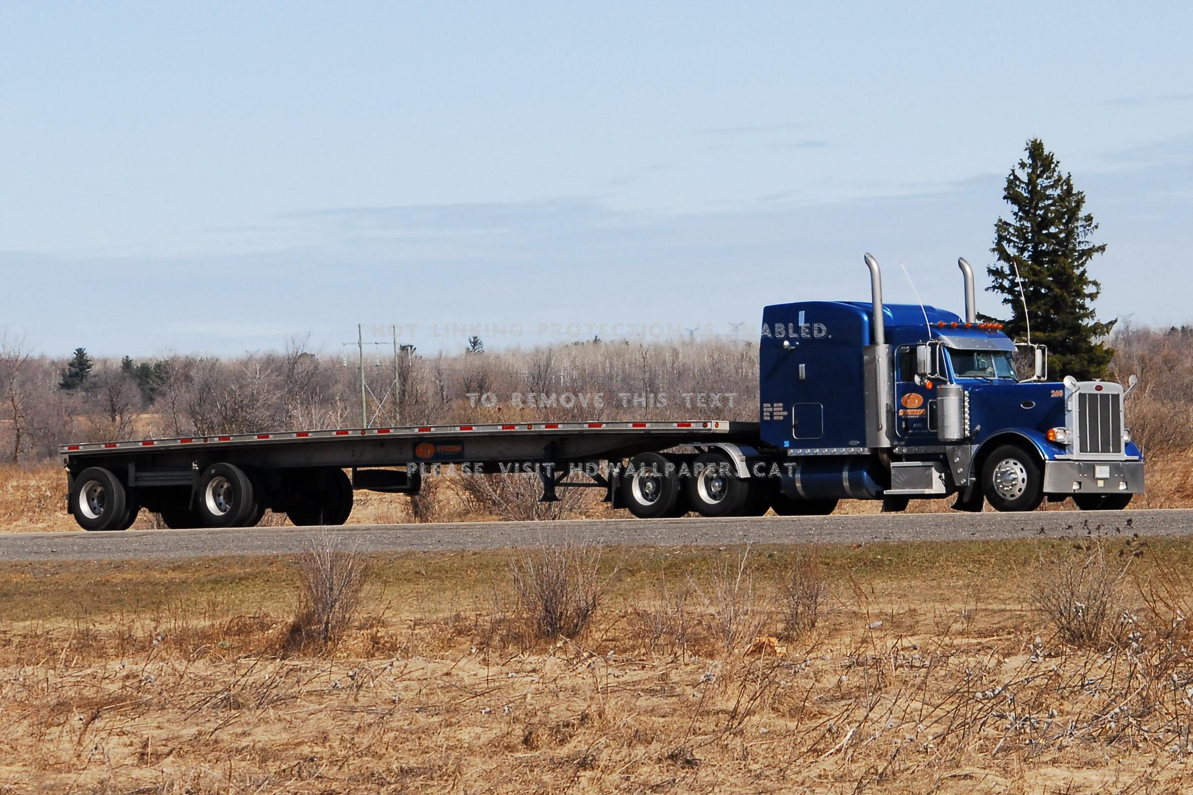 2363x1575 Flatbed Truck Wallpaper