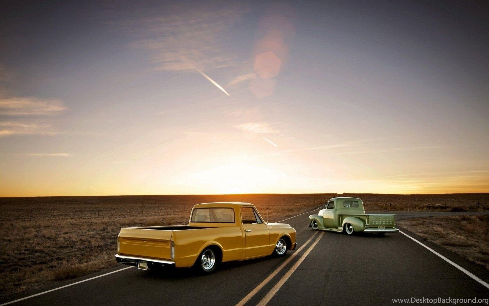 1680x1050 Vintage Truck Wallpaper
