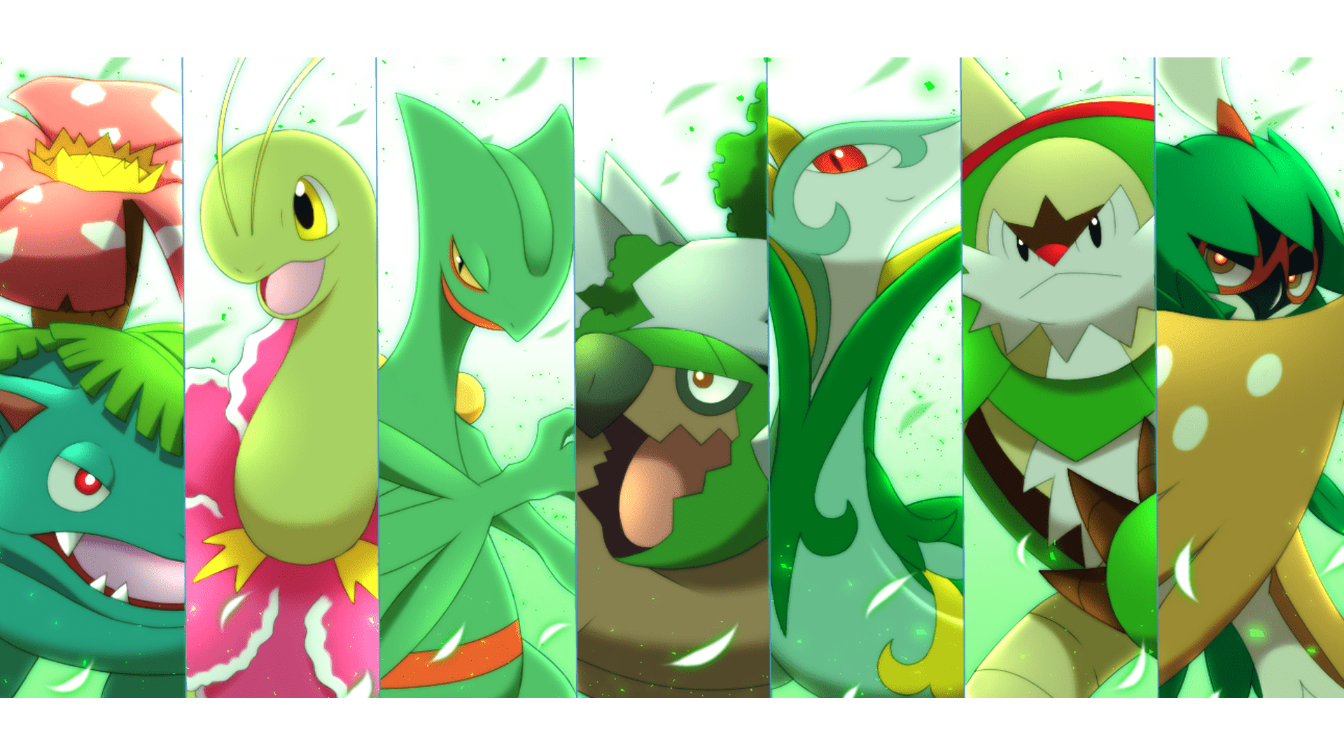 1920x1080 Grass Type Pokémon Wallpaper