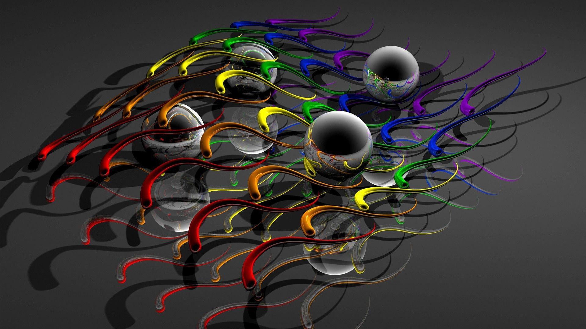 1920x1080 3D wallpaper 3D, Disenos de unas, Gráfico