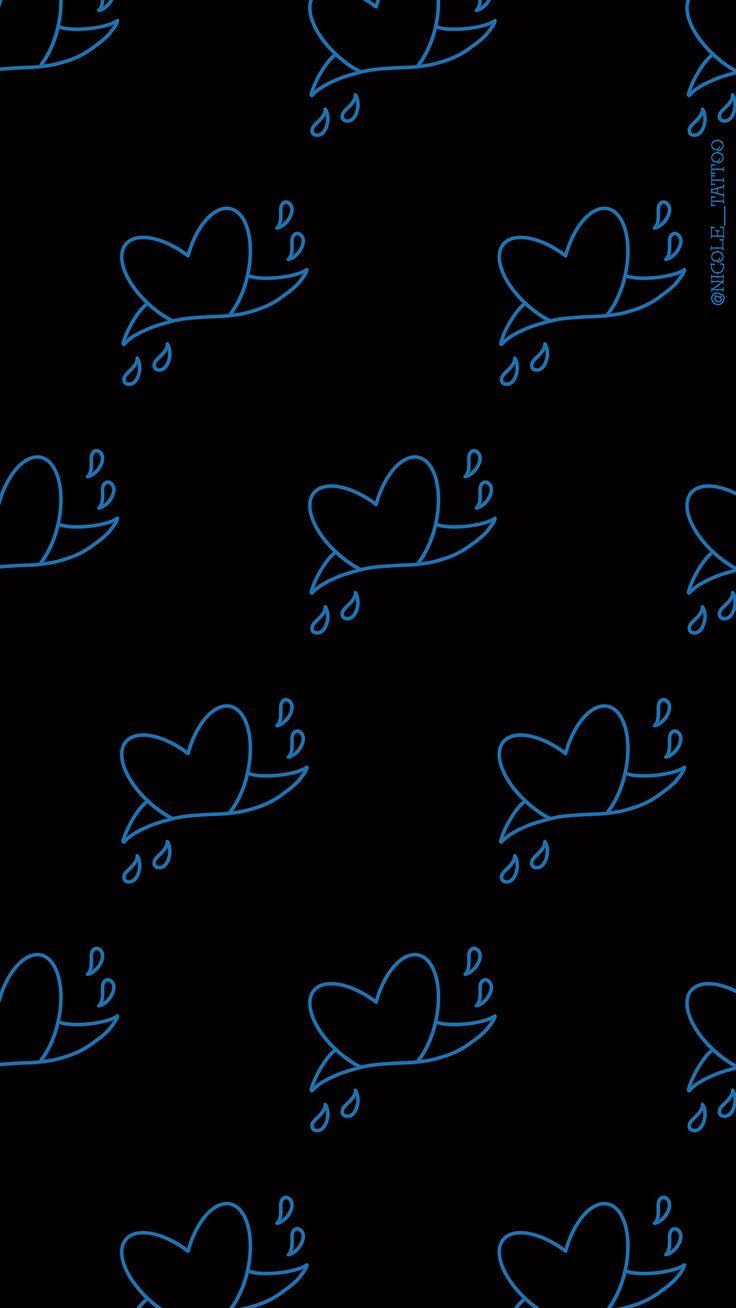 736x1308 Wallpaper with heart. Old school tattoo, Heart tattoo, Flash tattoo