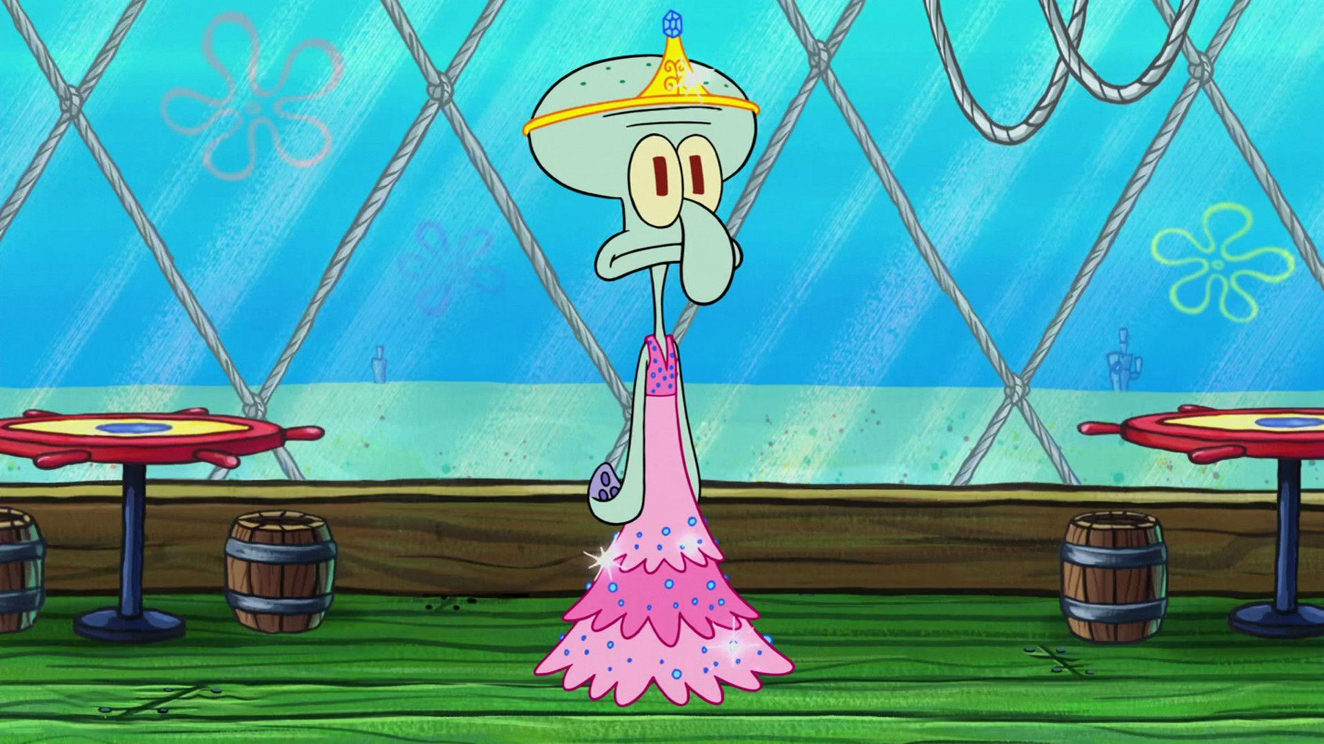 1920x1080 Squidward Aesthetic HD Wallpaper