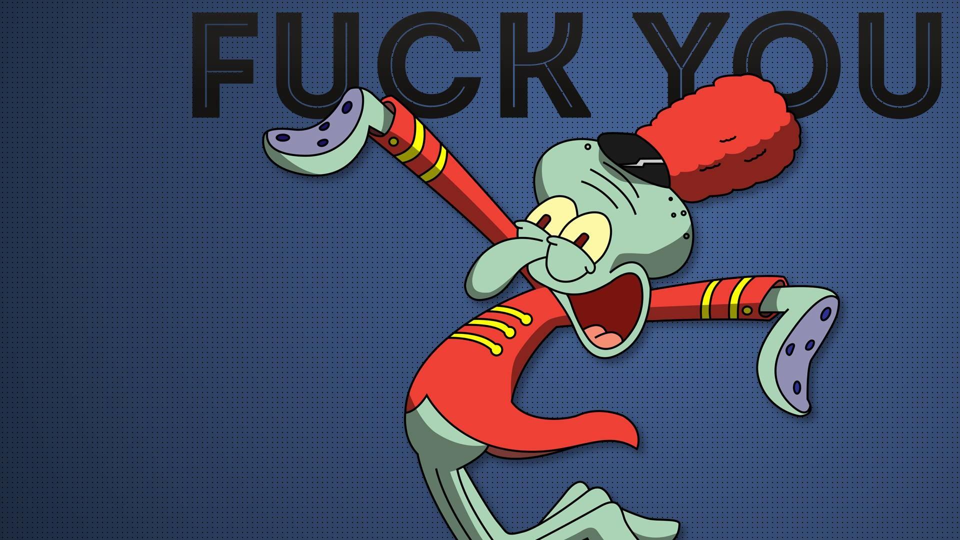 1920x1080 Squidward Wallpaper