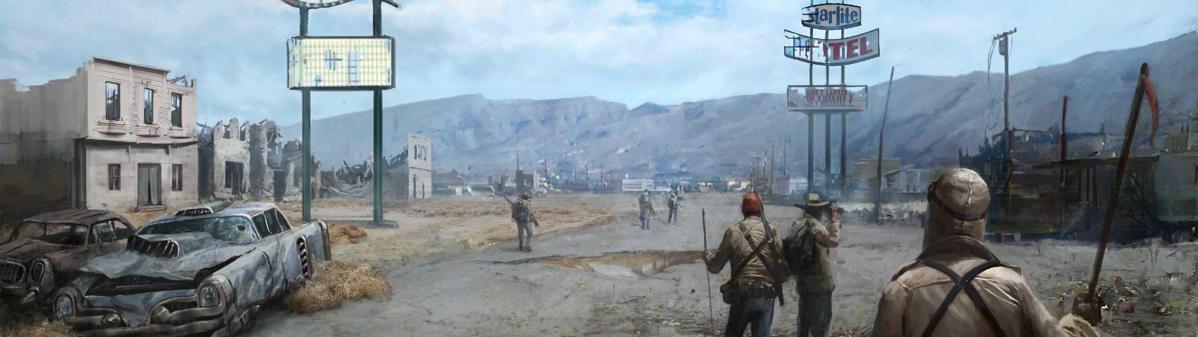 3840x1080 4K Fallout 4 Wallpaper