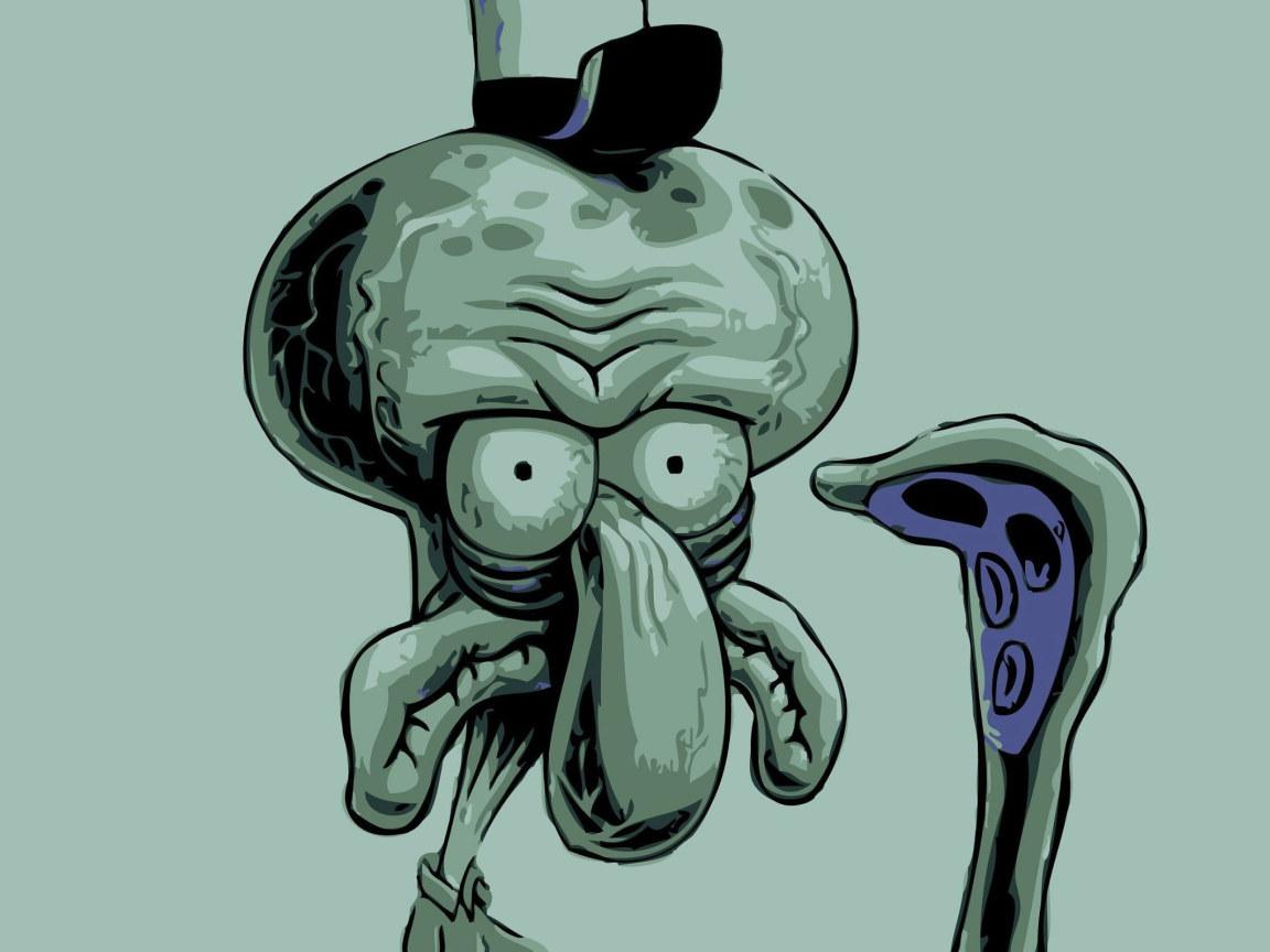 1152x864 Wallpaper Squidward Tentacles, Spongebob Squarepants • Wallpaper For You