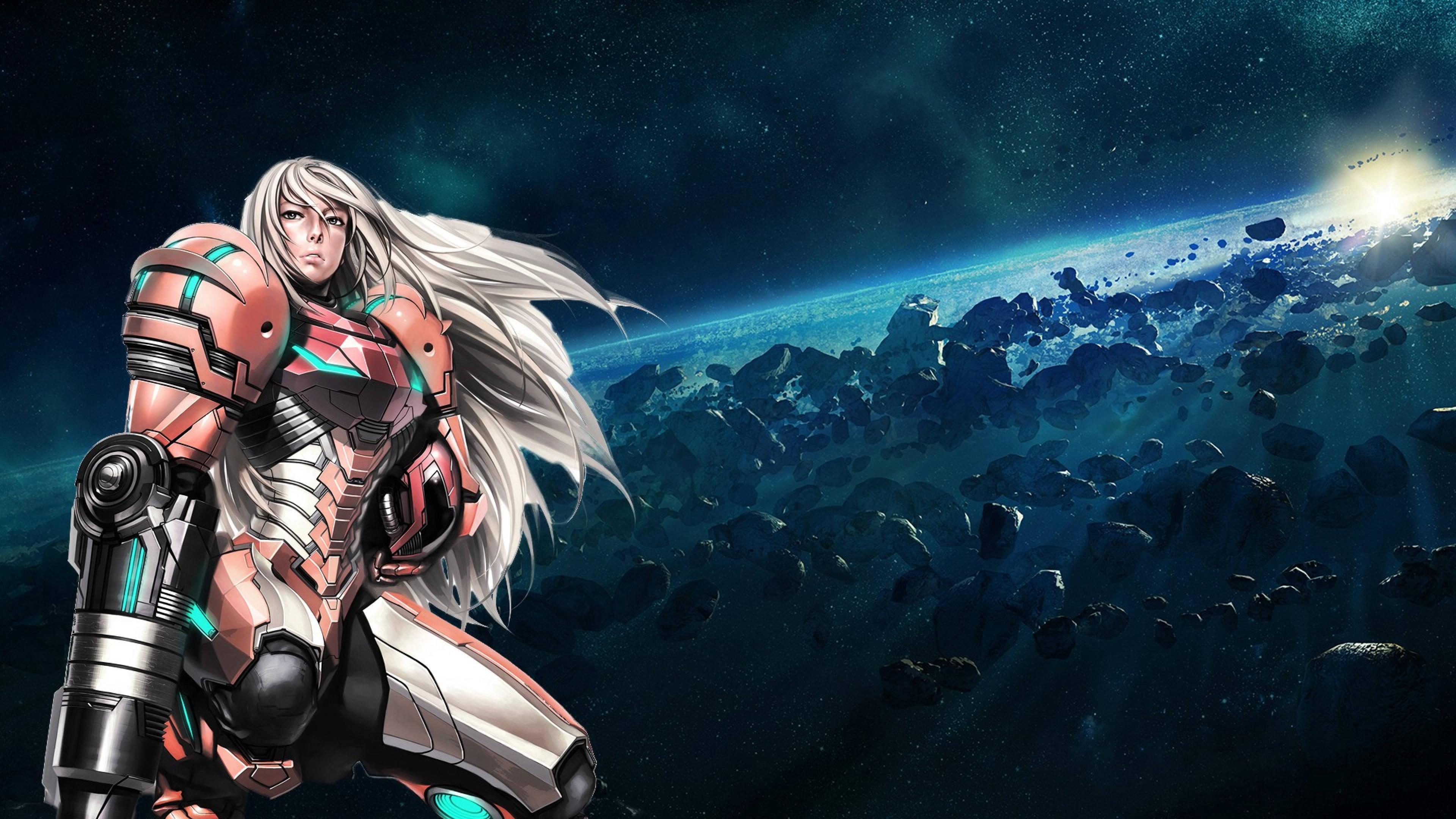 3840x2160 samus aran, metroid, girl 8K Wallpaper, HD Anime 4K Wallpaper, Image, Photo and Background
