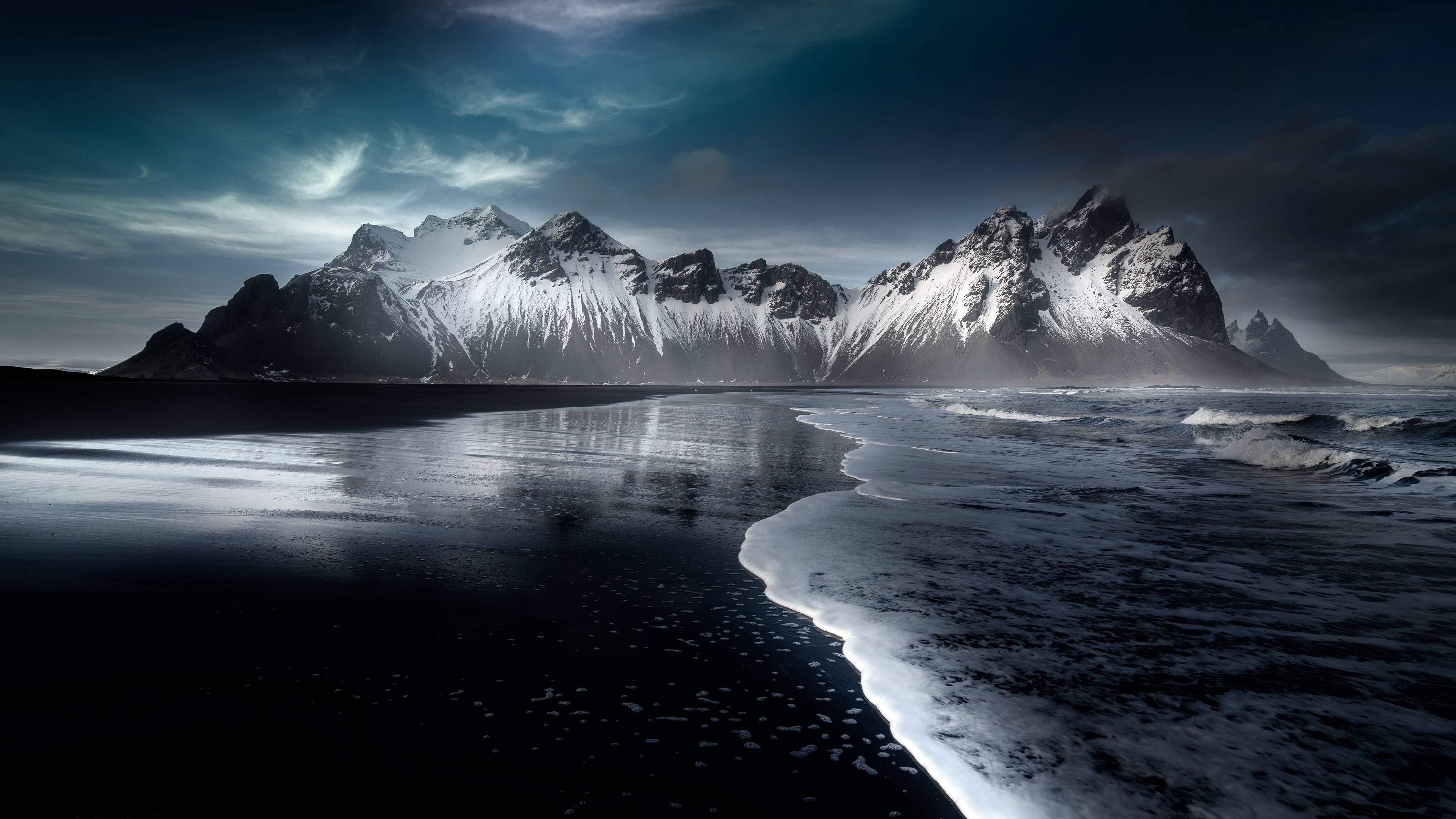 3840x2160 Iceland Hofn Mountains 3840x21602021 Resolution Wallpaper, HD Nature 4K Wallpaper, Image, Photo and Background