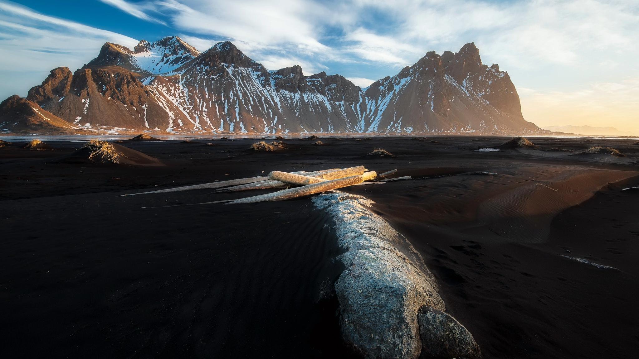 2048x1152 Vestrahorn HD Iceland Wallpaper, HD Nature 4K Wallpaper, Image, Photo and Background