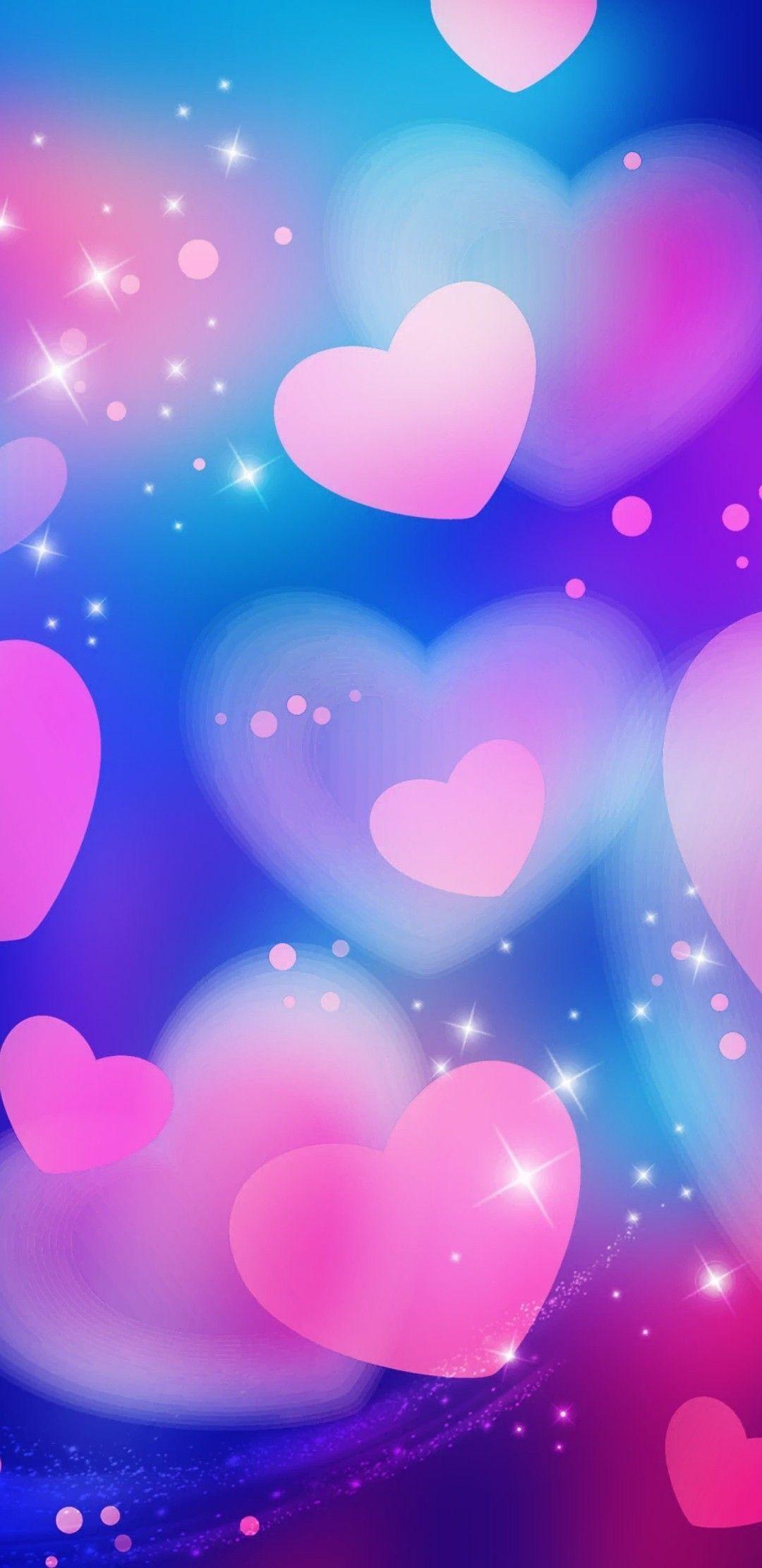 Pink and Blue Heart Wallpapers - Top Free Pink and Blue Heart ...