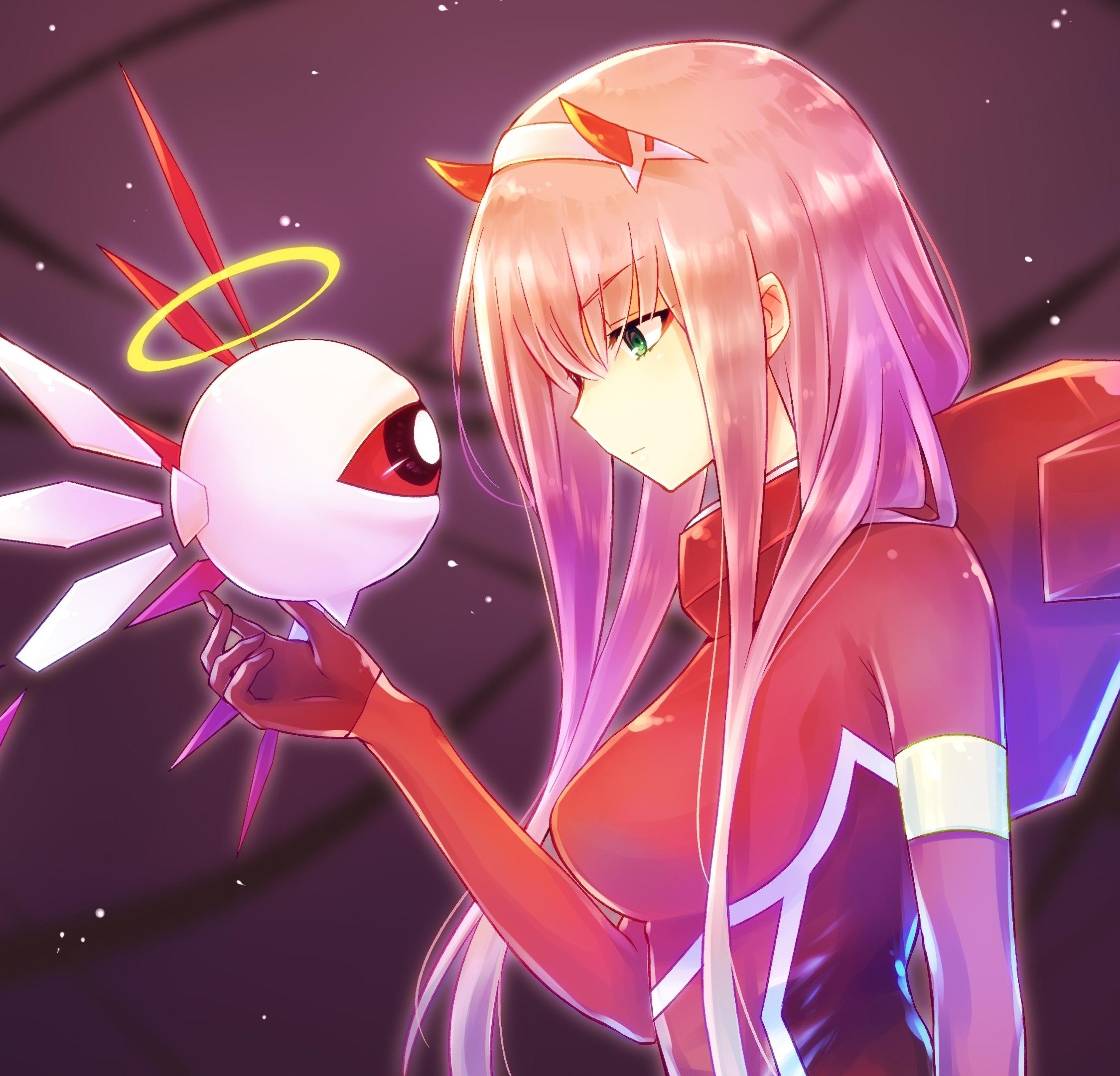 2248x2160 Download anime girl, robot, zero two, long hair 2248x2248 wallpaper, ipad air, ipad air ipad ipad ipad mini ipad mini 2248x2248 HD image, background, 4476