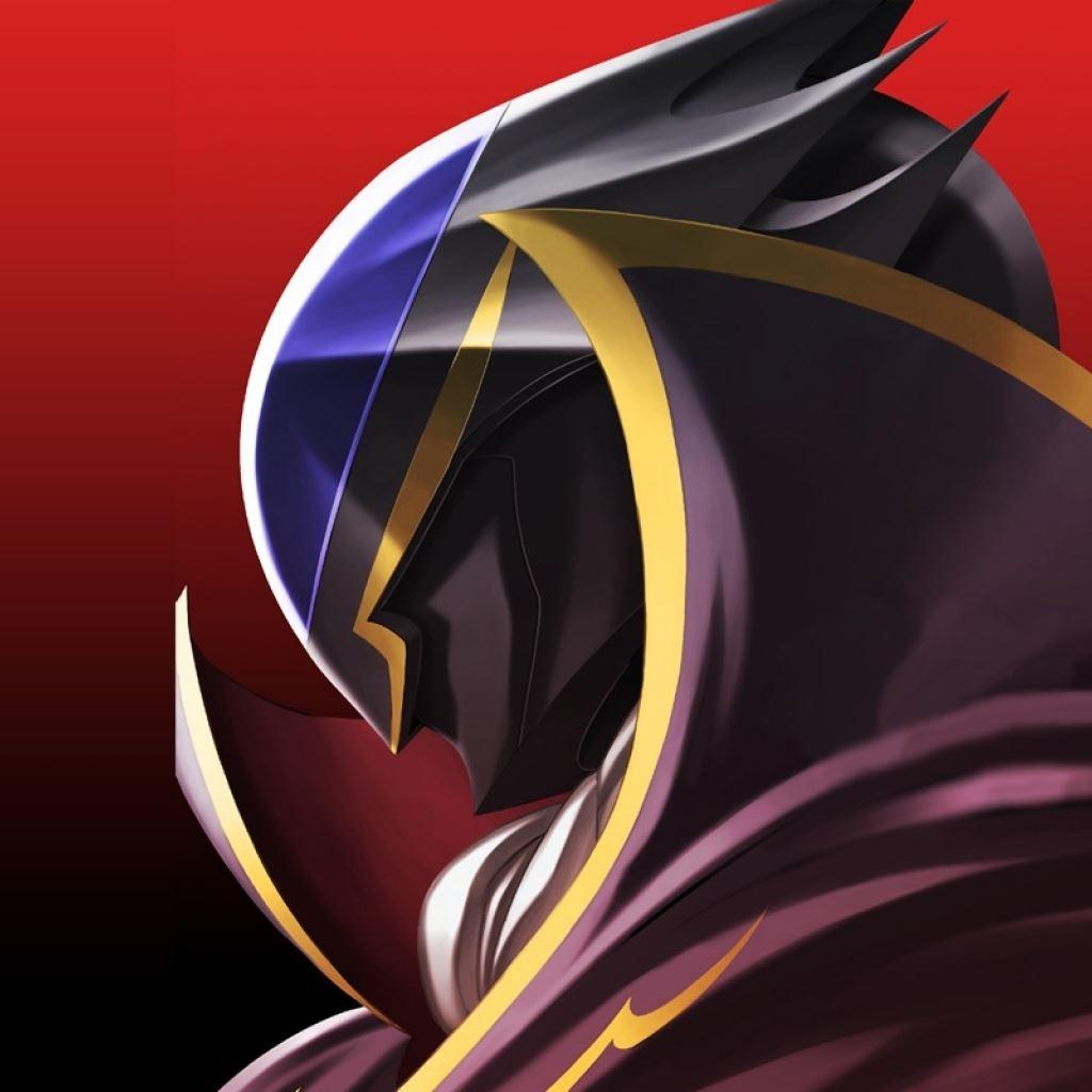 1024x1024 Lelouch Lamperouge Code Geass Zero iPad Wallpaper Free Download