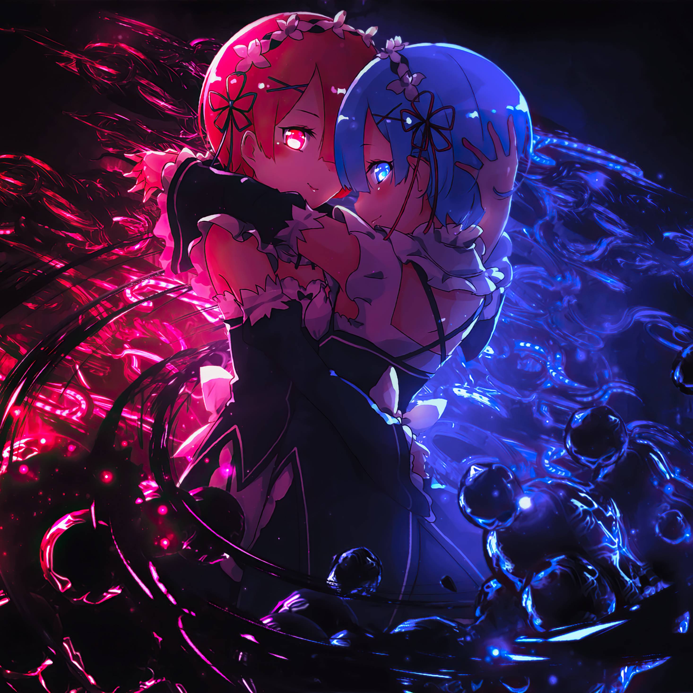 2932x2932 Rem Re Zero iPad Pro Retina Display HD 4k Wallpaper, Image, Background, Photo and Picture
