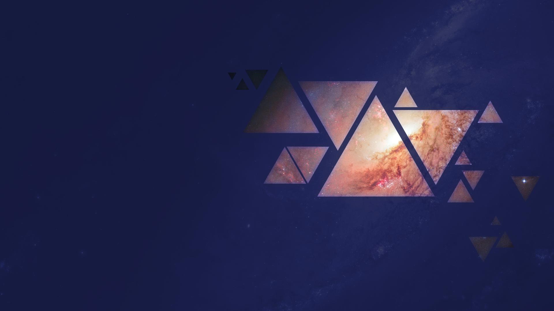 1920x1080 Galaxy M106 through triangles. Feedback welcome! (OC) 1920x1080