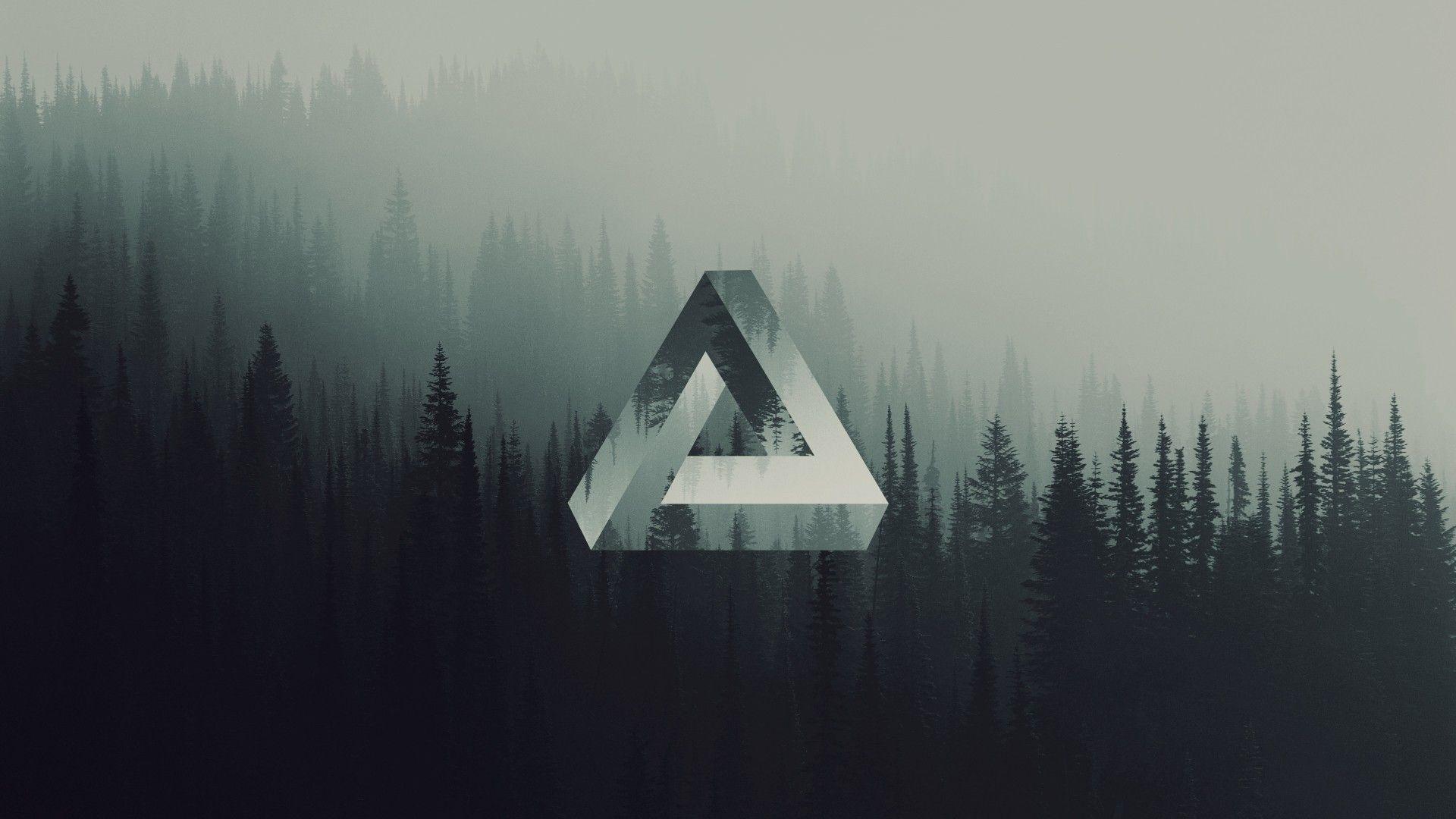 1920x1080 Geometric Triangle Wallpaper