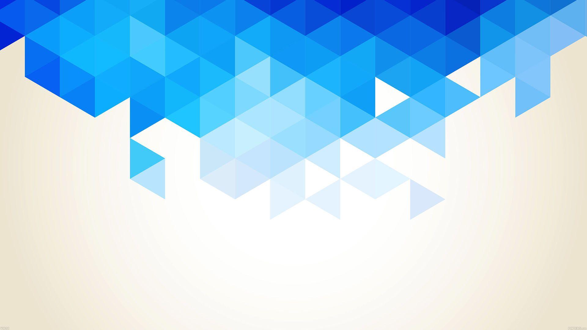 1920x1080 Wallpaper Triangle Fall Blue Pattern Wallpaper