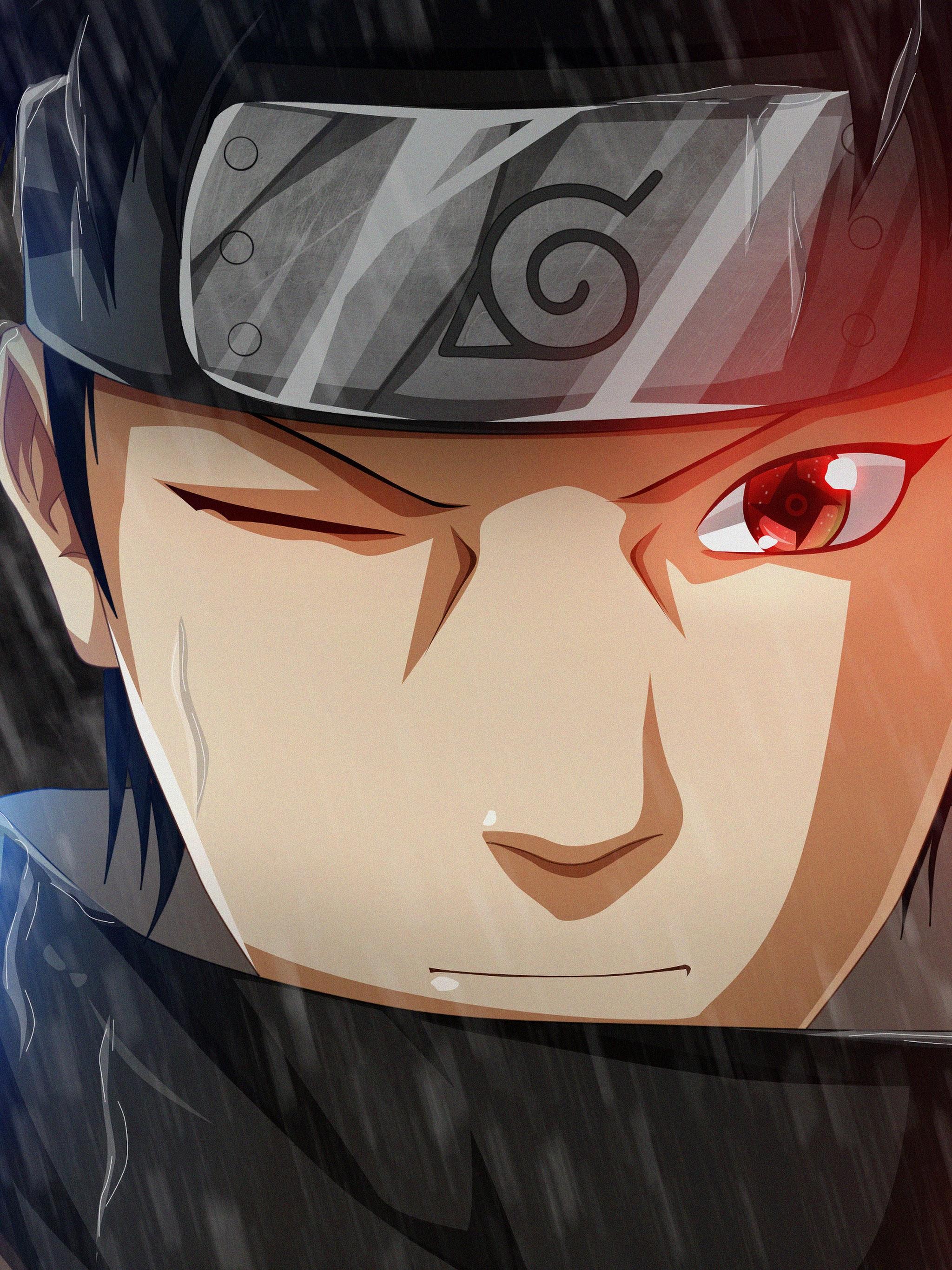2048x2732 Shisui Uchiha Mangekyo Sharingan 4K Wallpaper