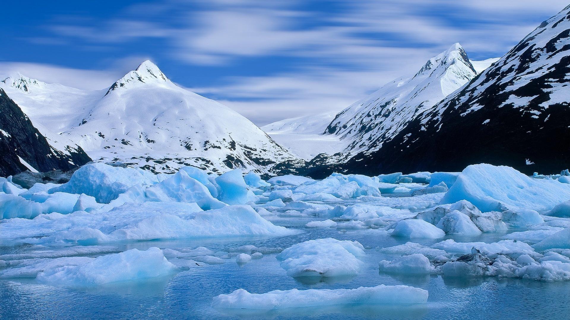 1920x1080 Alaska Winter Glacier Perfect Scenery HD Wallpaper