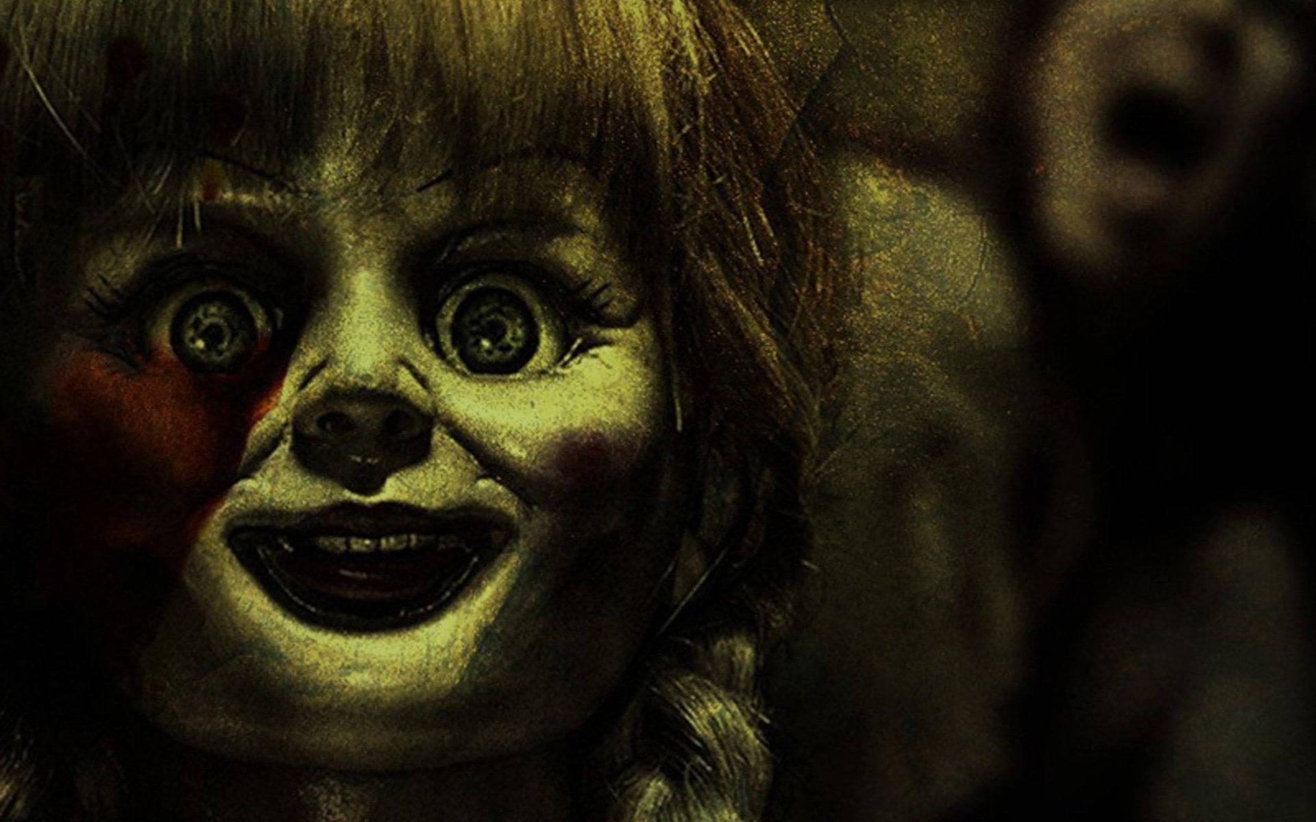 1920x1200 Download Closed Up Annabelle Doll Wallpaper