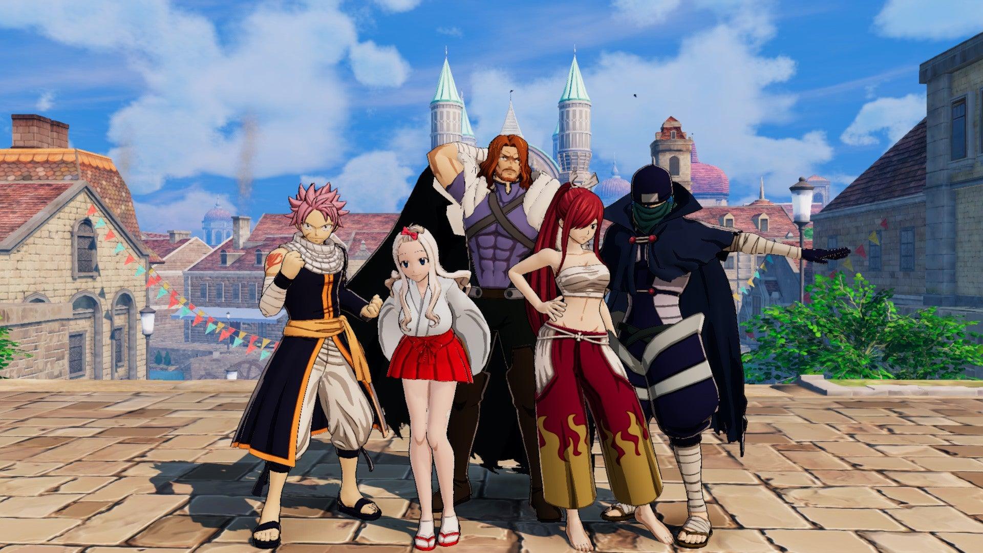 1920x1080 game Fairy Tail game, made my dream Team A, Team B finally. Get Gildarts today!