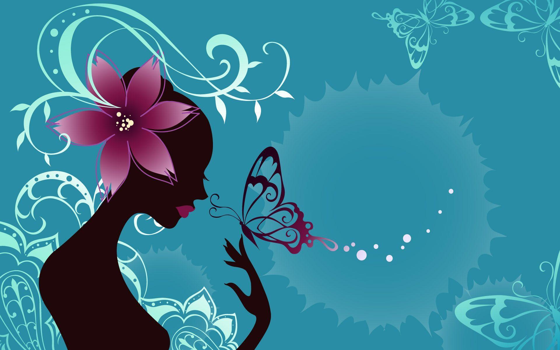 1920x1200 Butterfly Abstract Wallpaper