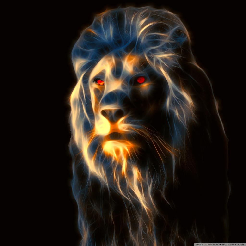 1024x1024 Lion Wallpaper