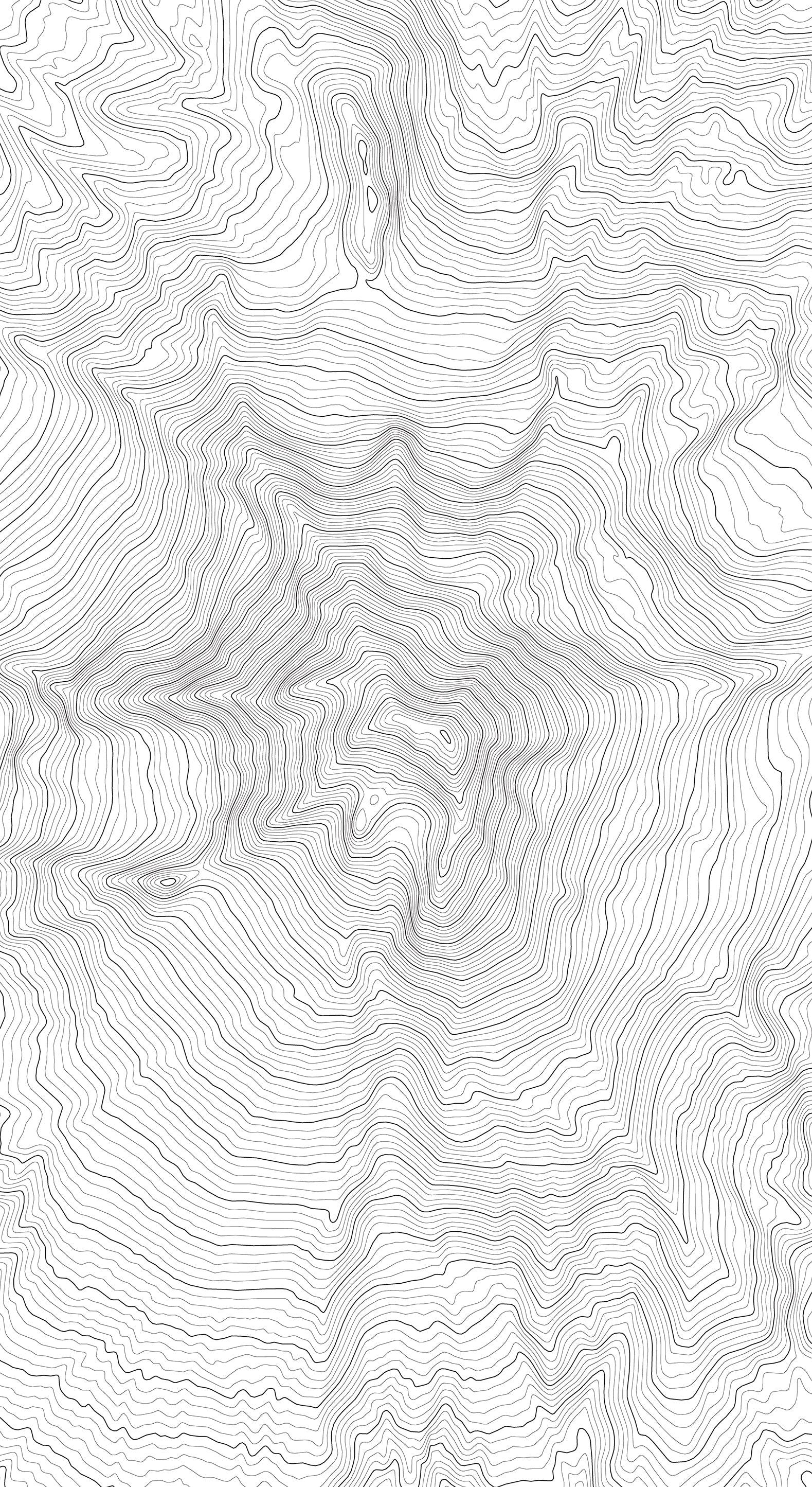 Black and White Topo Wallpapers - Top Free Black and White Topo