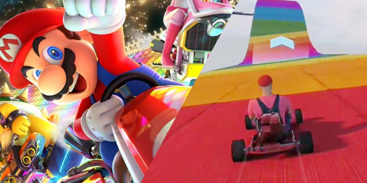 Every Rainbow Road in Mario Kart ranked