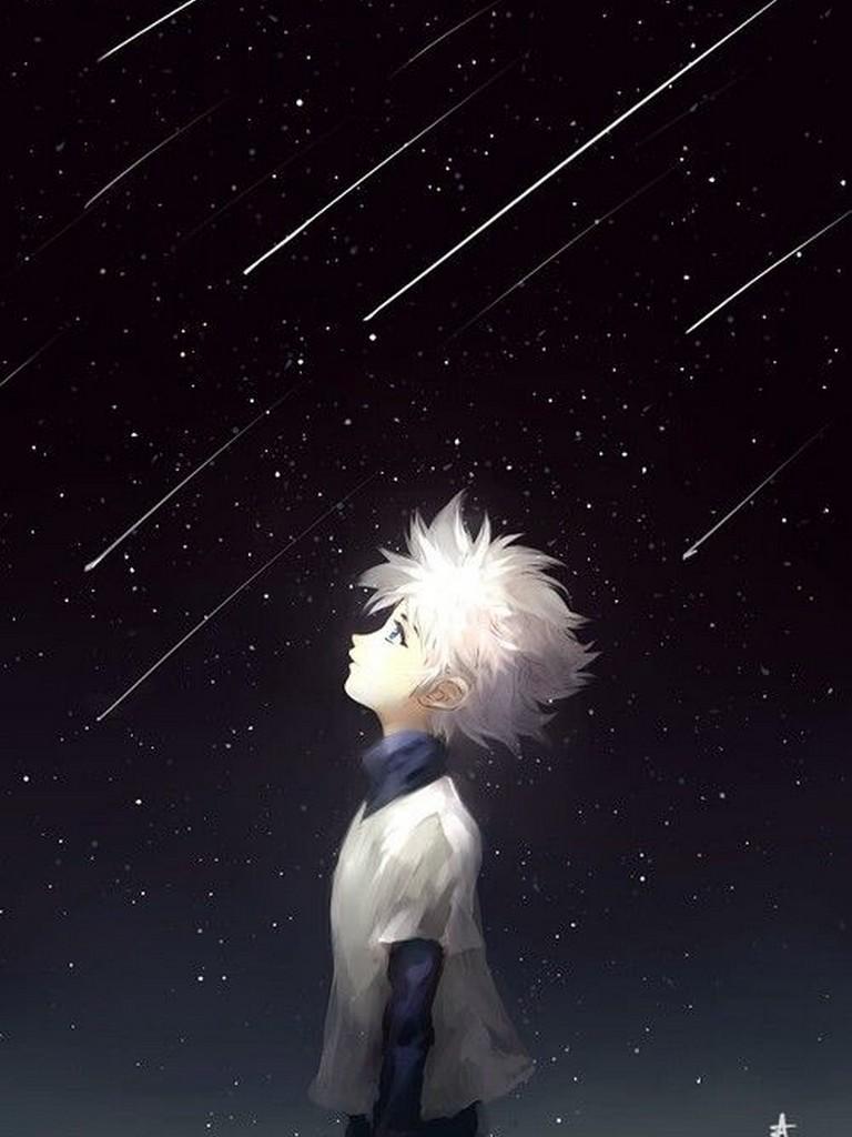 768x1024 Killua Phone Wallpaper