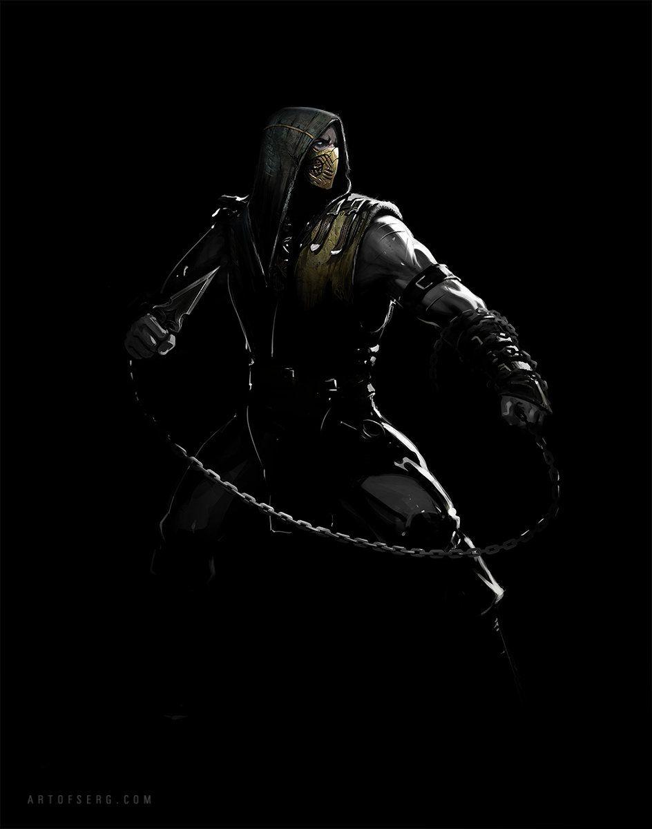 944x1200 Mortal Kombat X, Serg Souleiman. Mortal kombat, Mortal kombat x scorpion, Scorpion mortal kombat