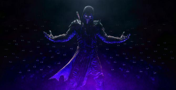 670x344 Noob saibot, mortal kombat video game, dark wallpaper, HD image, picture, background, ded863
